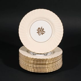 (12pc) SET OF MINTON DESSERT PLATES