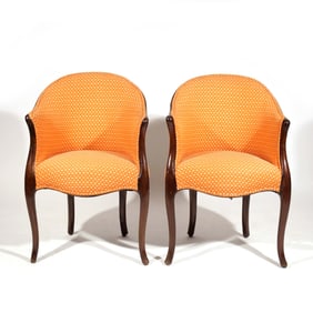 PAIR FRENCH ART DECO BERGERES