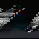 CHINESE DOUCAI 'EIGHT BUDDHIST EMBLEMS' CENSER