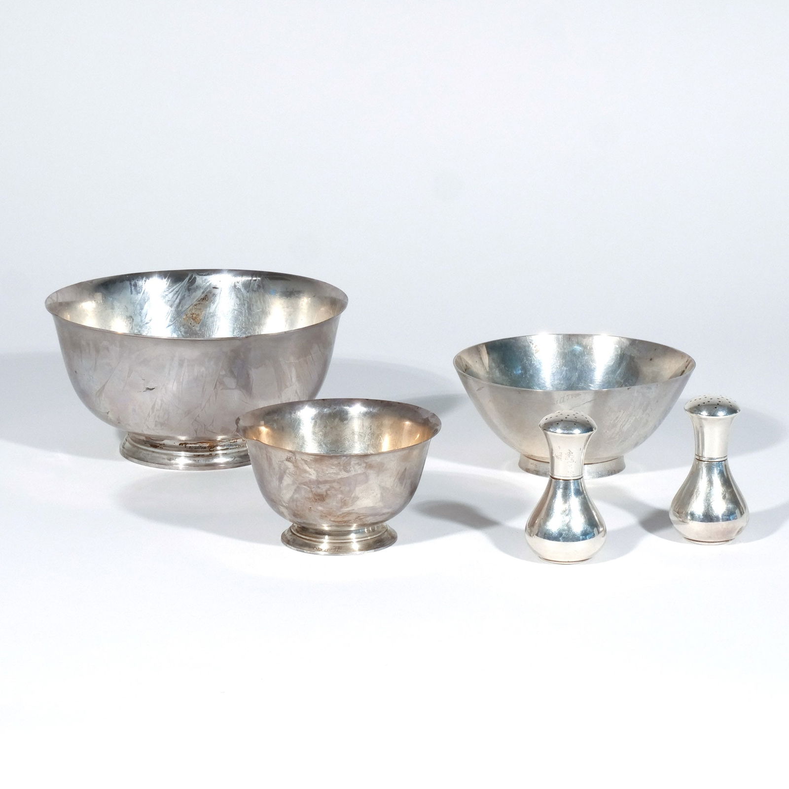 (5pc) TIFFANY STERLING SILVER HOLLOWARE (1 of 7)