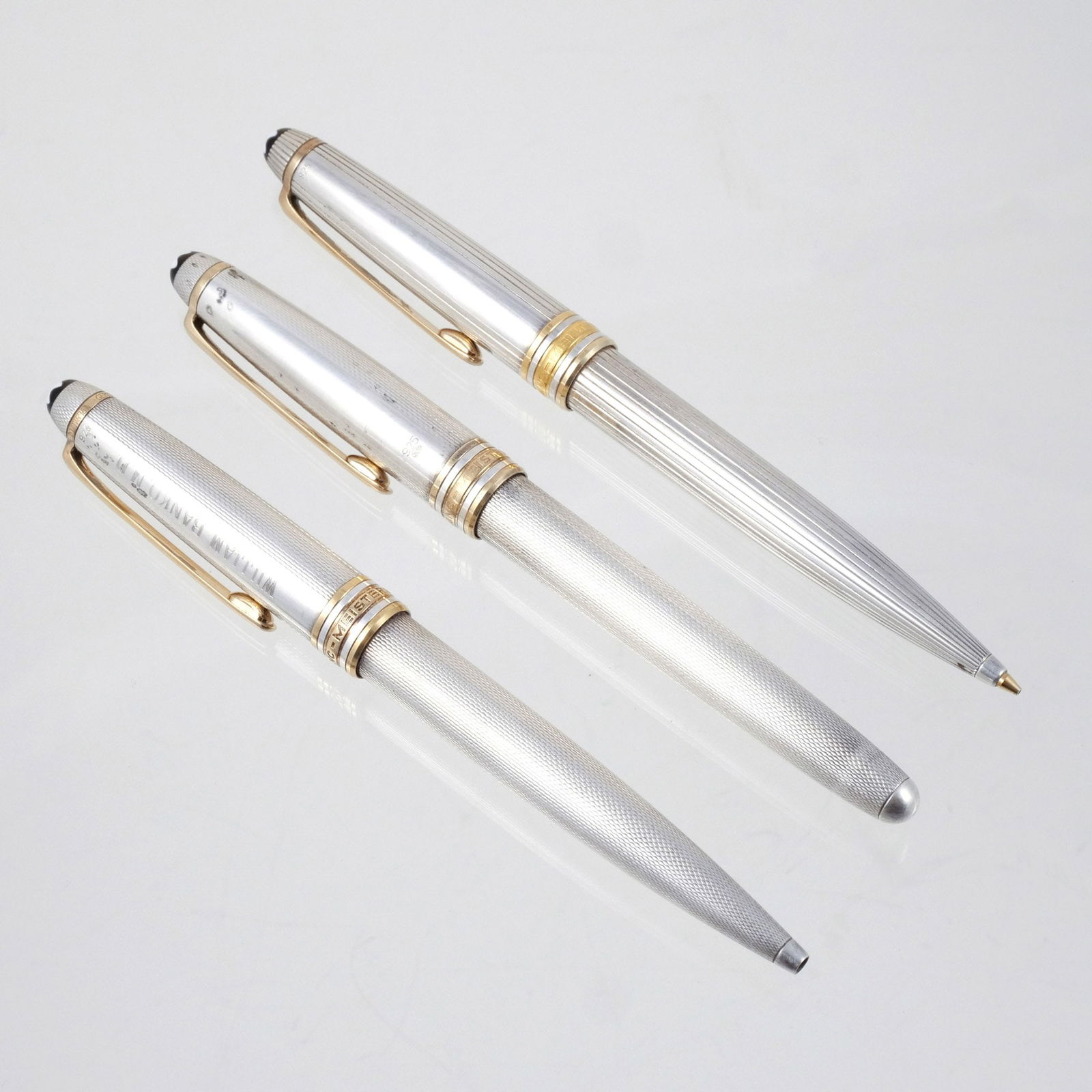 (3pc) MONTBLANC MEISTERSTUCK PENS & PENCIL (1 of 9)