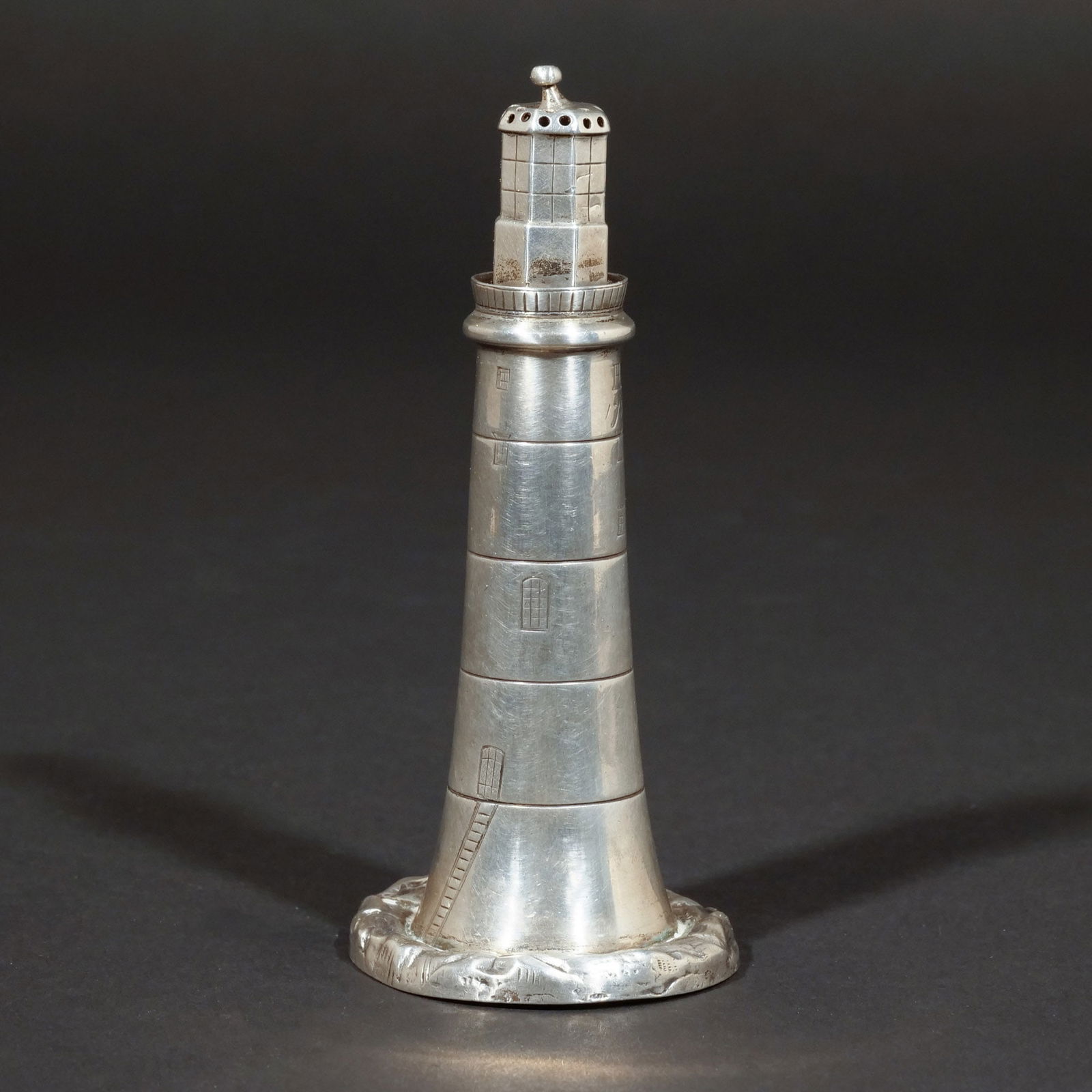 ENGLISH SILVER "SMEATON'S EDDYSTONE LIGHTHOUSE" (1 of 7)