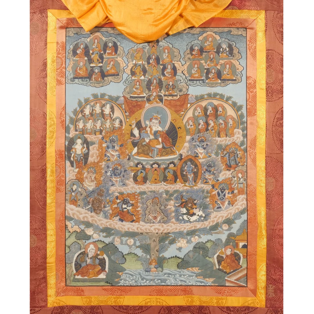 TIBETAN 'REFUGE FIELD' THANGKA (1 of 12)