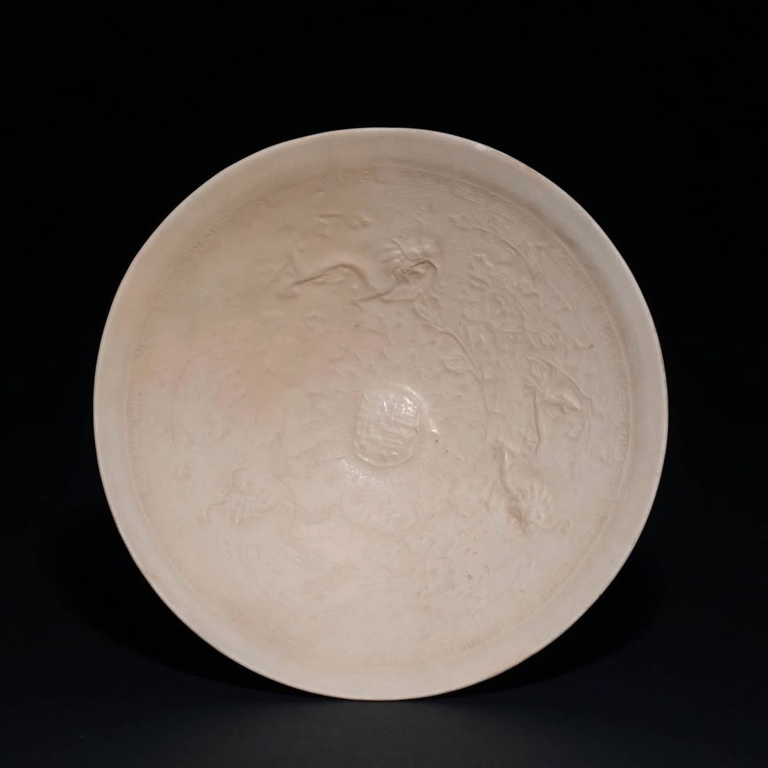 CHINESE DING TYPE STONEWARE BOWL