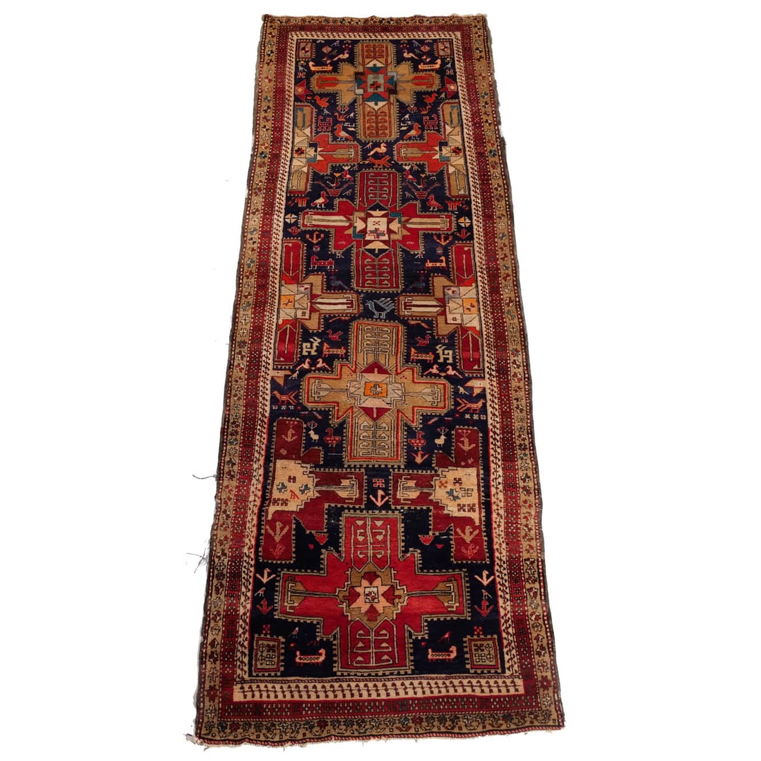 ANTIQUE CAUCASIAN RUG (1 of 8)