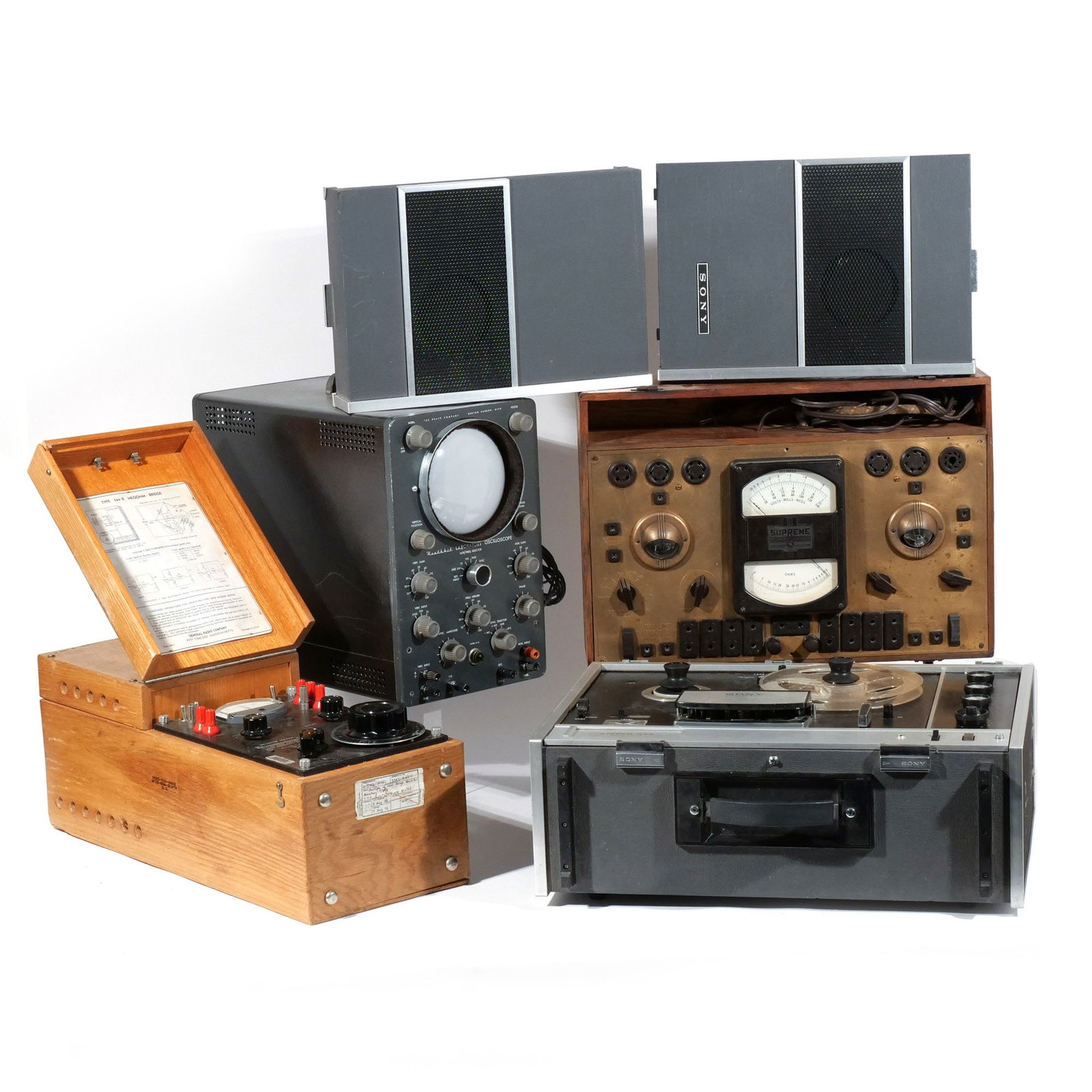 (4pc) MISC. VINTAGE ELECTRICAL & STEREO EQUIPMENT (1 of 11)