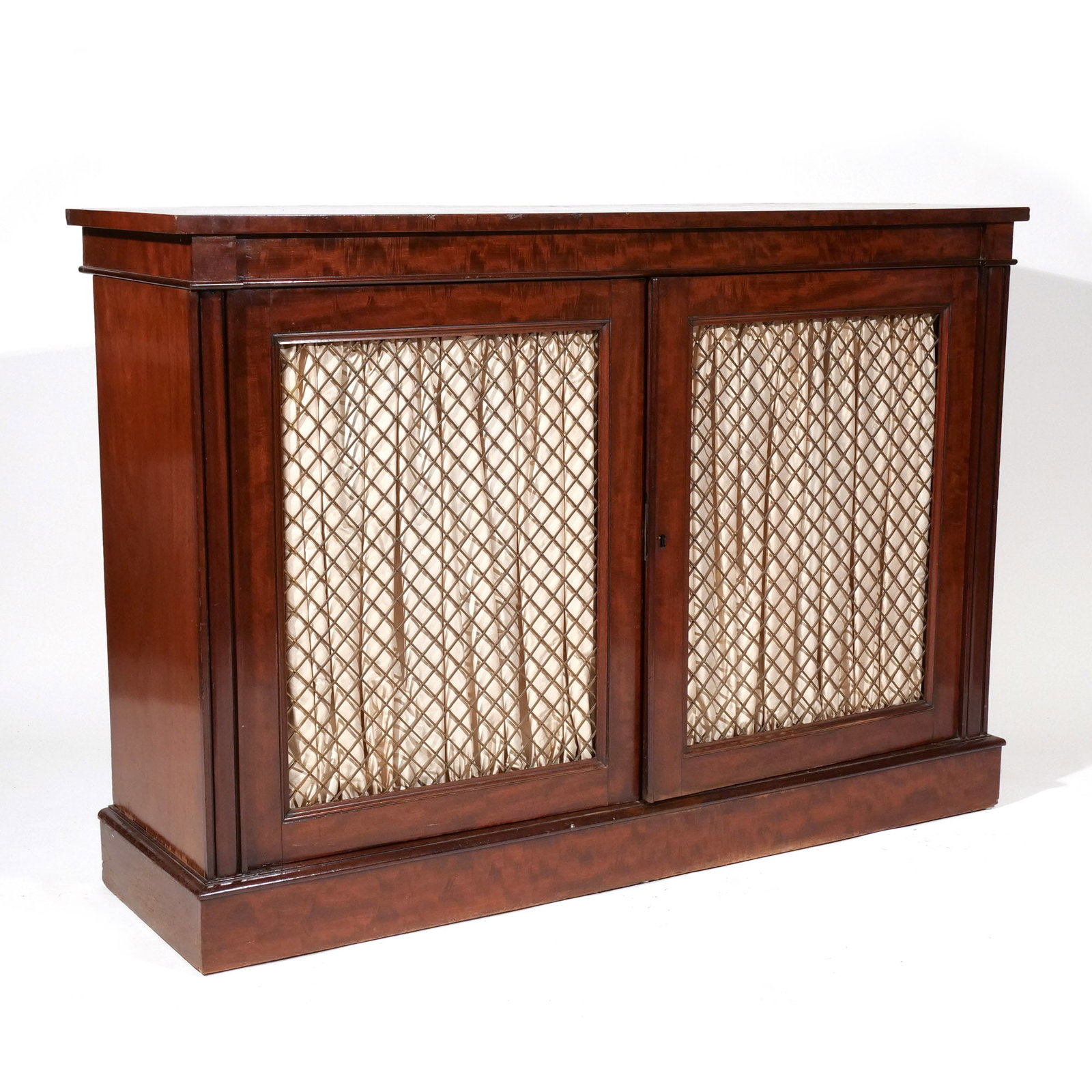 19th C. REGENCY-STYLE MAHOGANY CHIFFONIER CABINET (1 of 9)