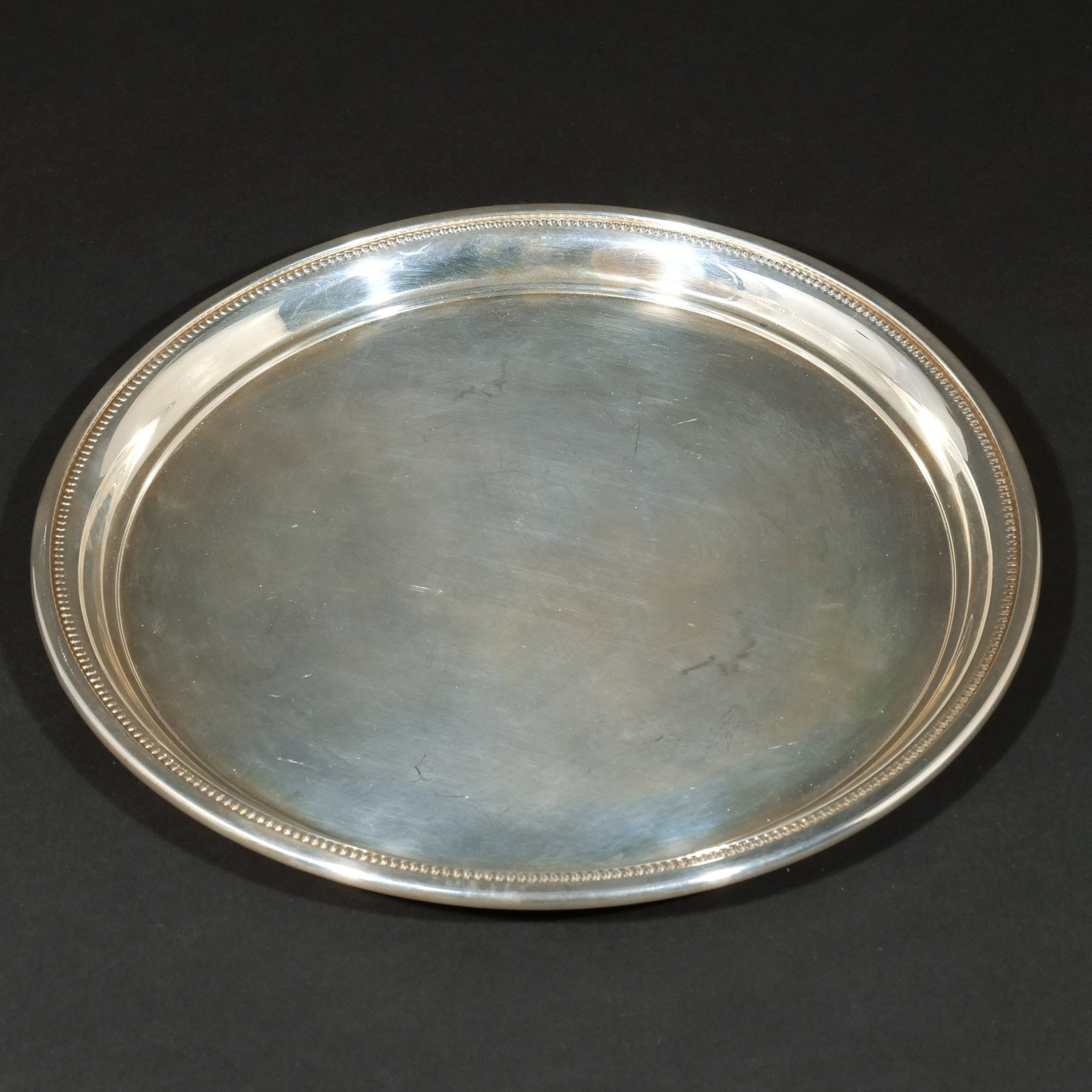 RANDAHL STERLING SILVER CIRCULAR TRAY (1 of 5)