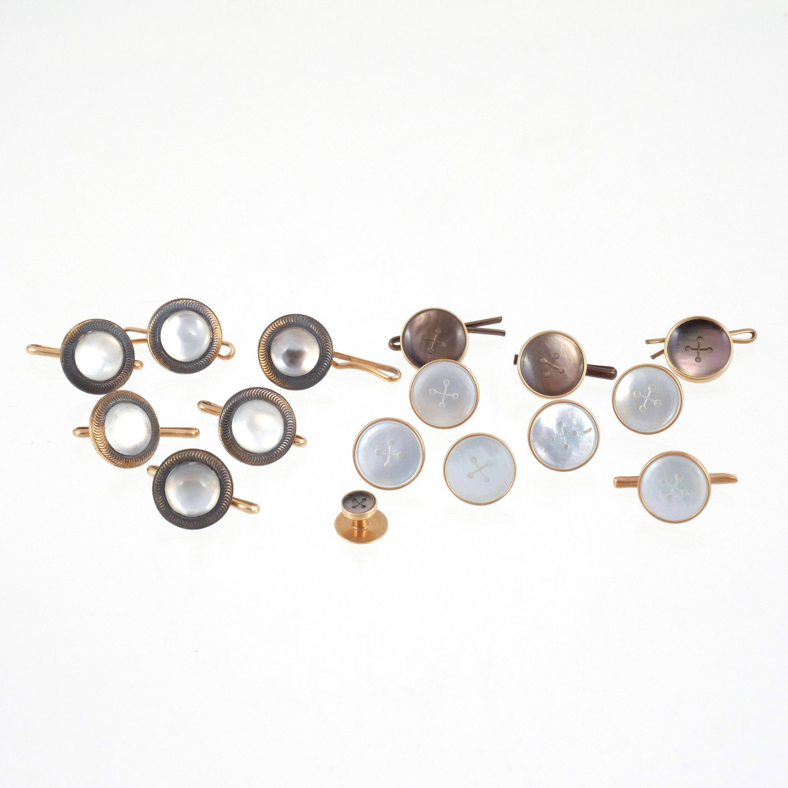 (16pc) 14K GOLD MEN'S JEWELRY (1 of 6)