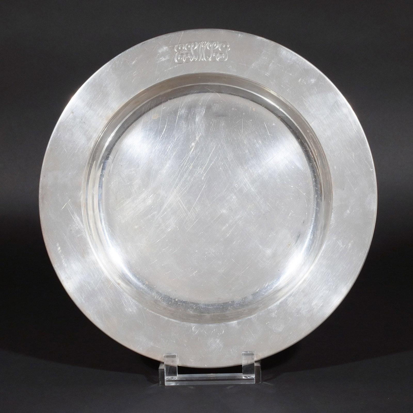 'BOSTON 1725' REPRODUCTION SILVER CHARGER (1 of 6)