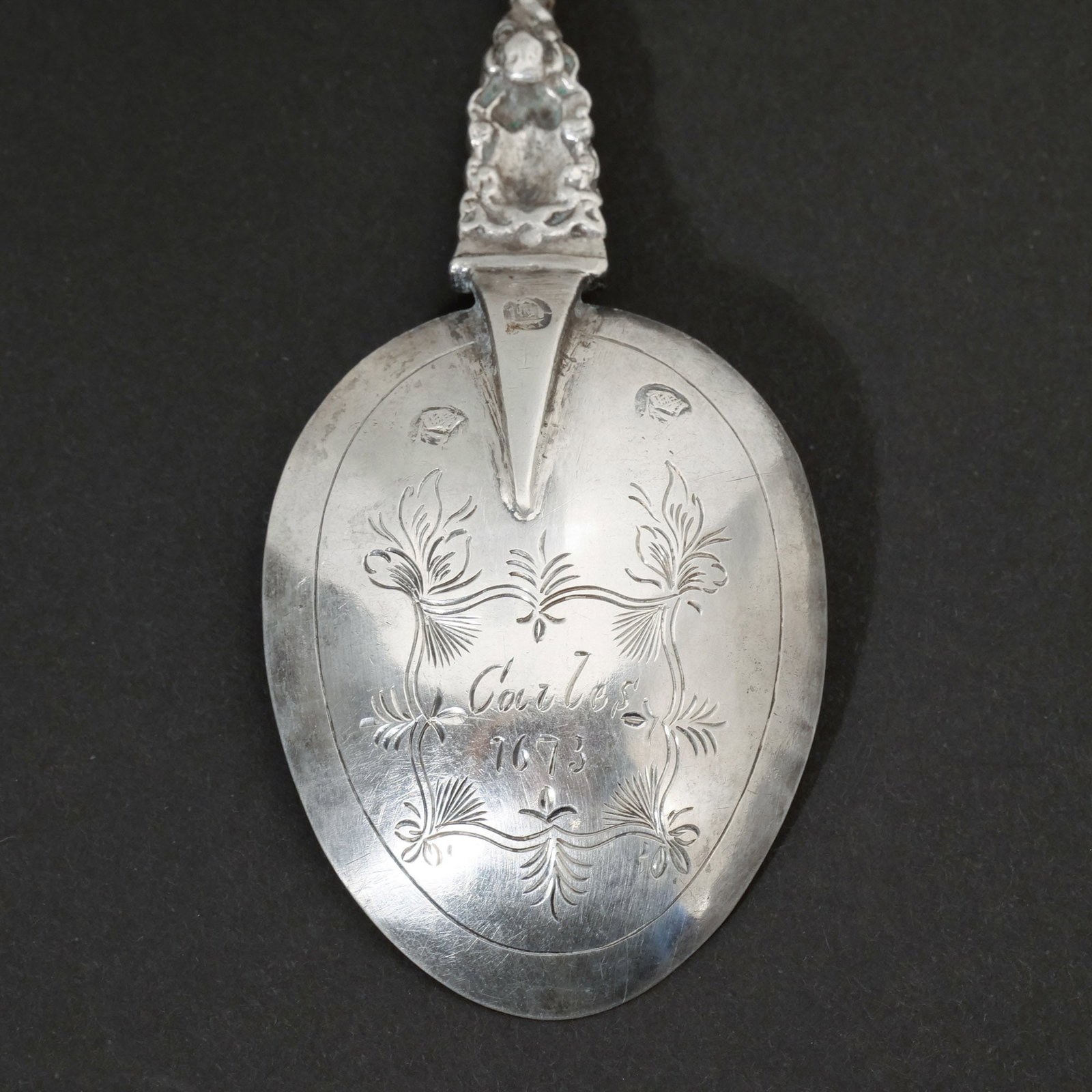 SILVER APOSTLE SPOON - 7