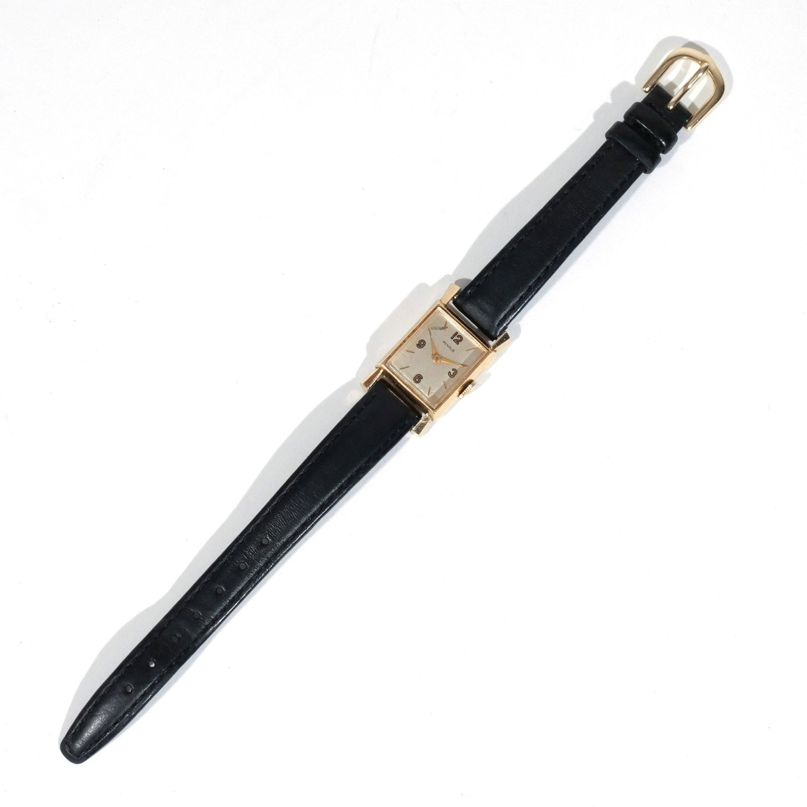 VINTAGE 14K BENRUS LADIES WRISTWATCH (1 of 8)