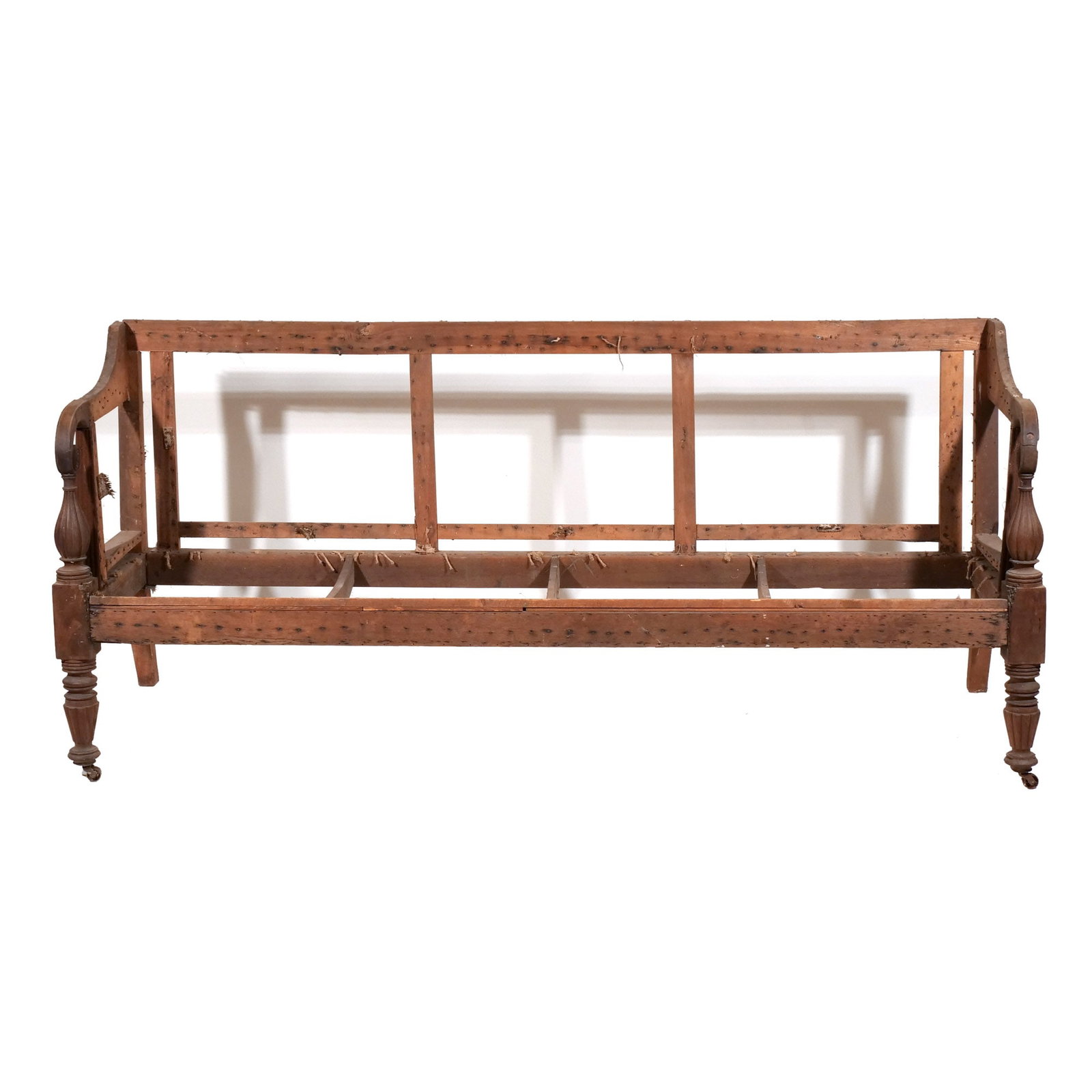 AMERICAN CLASSICAL WALNUT SOFA - 2