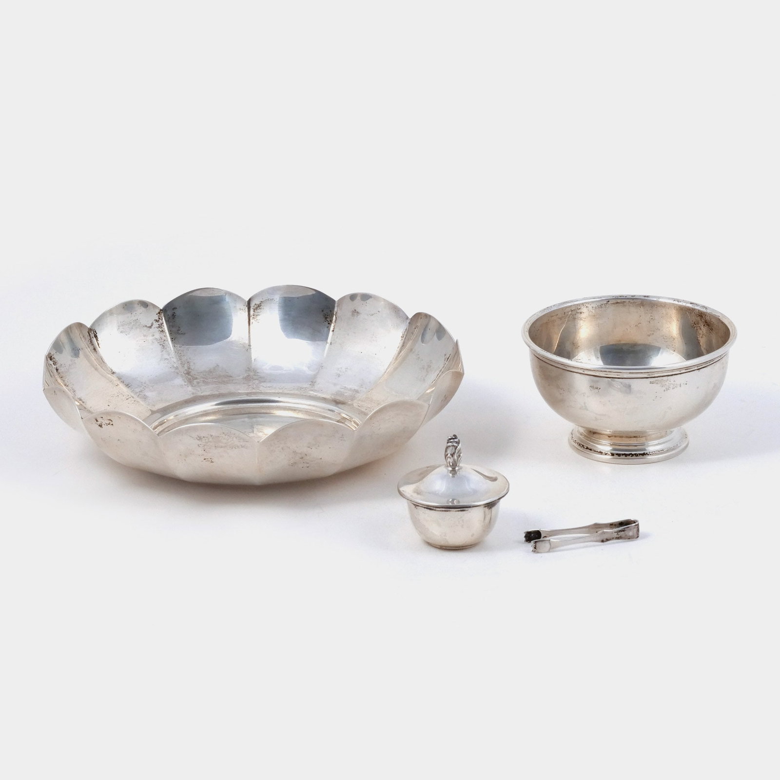 (4pc) TIFFANY & CO. STERLING SILVER HOLLOWARE (1 of 10)