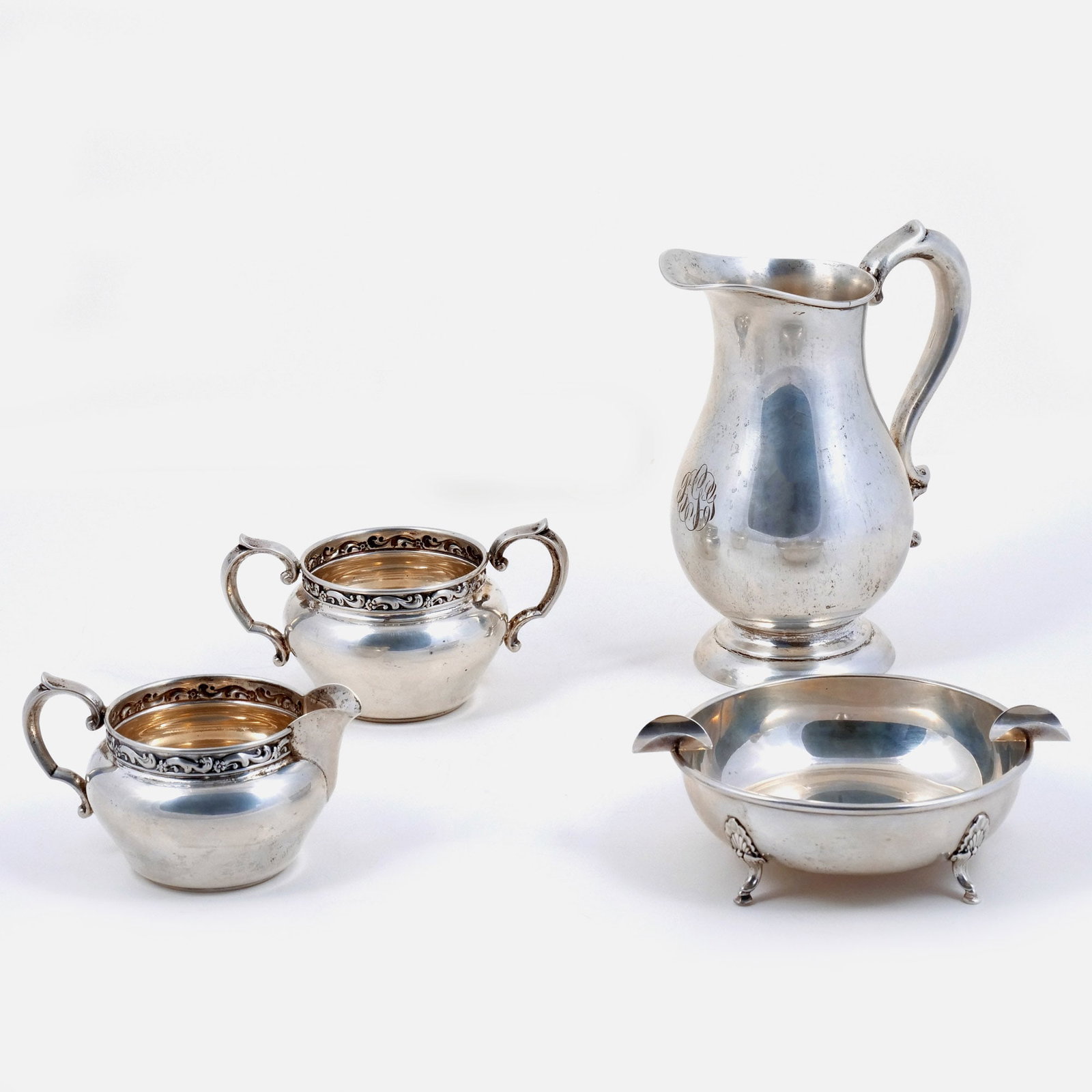 (4pc) MISC STERLING SILVER HOLLOWARE (1 of 13)