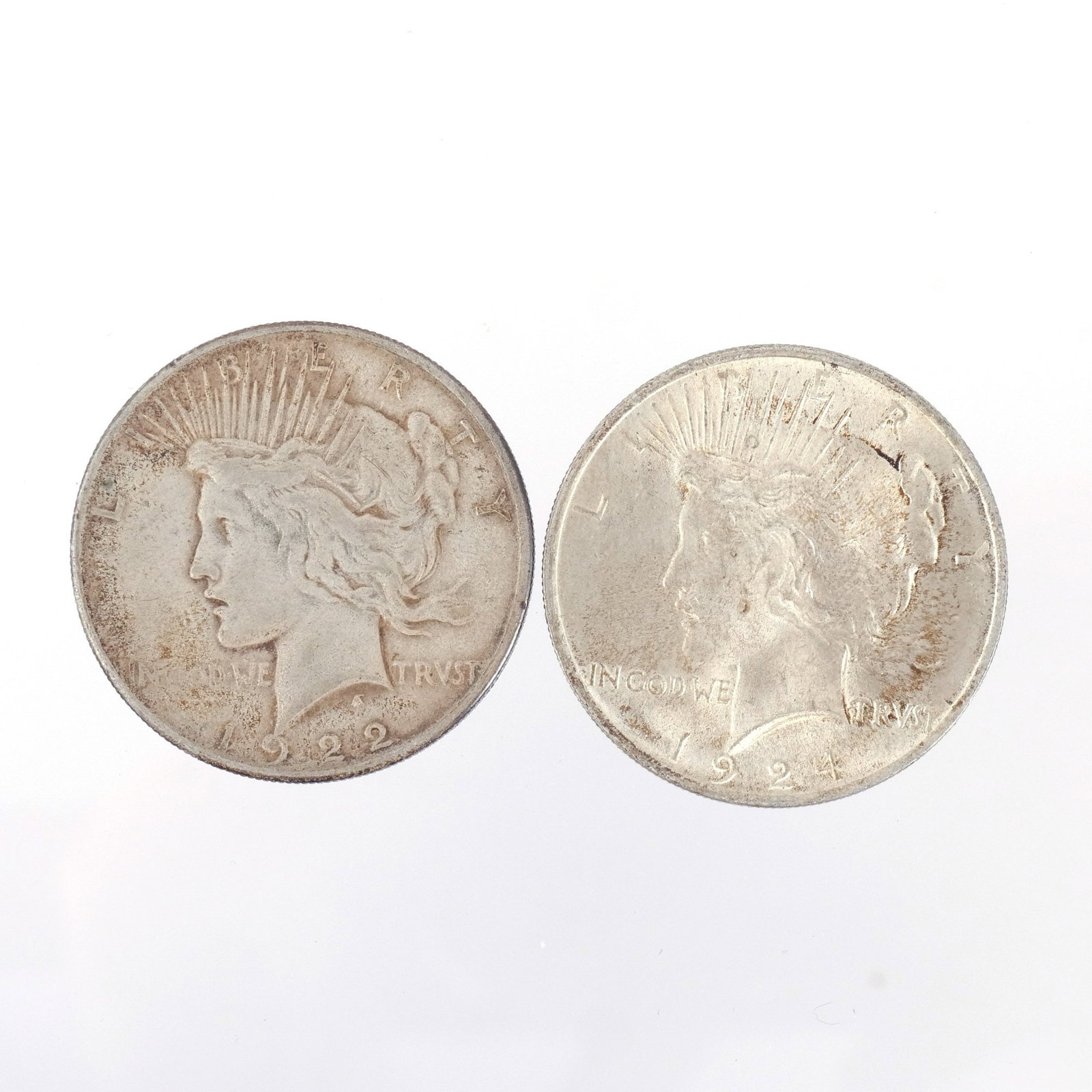 (7pc) MORGAN SILVER DOLLARS - 2