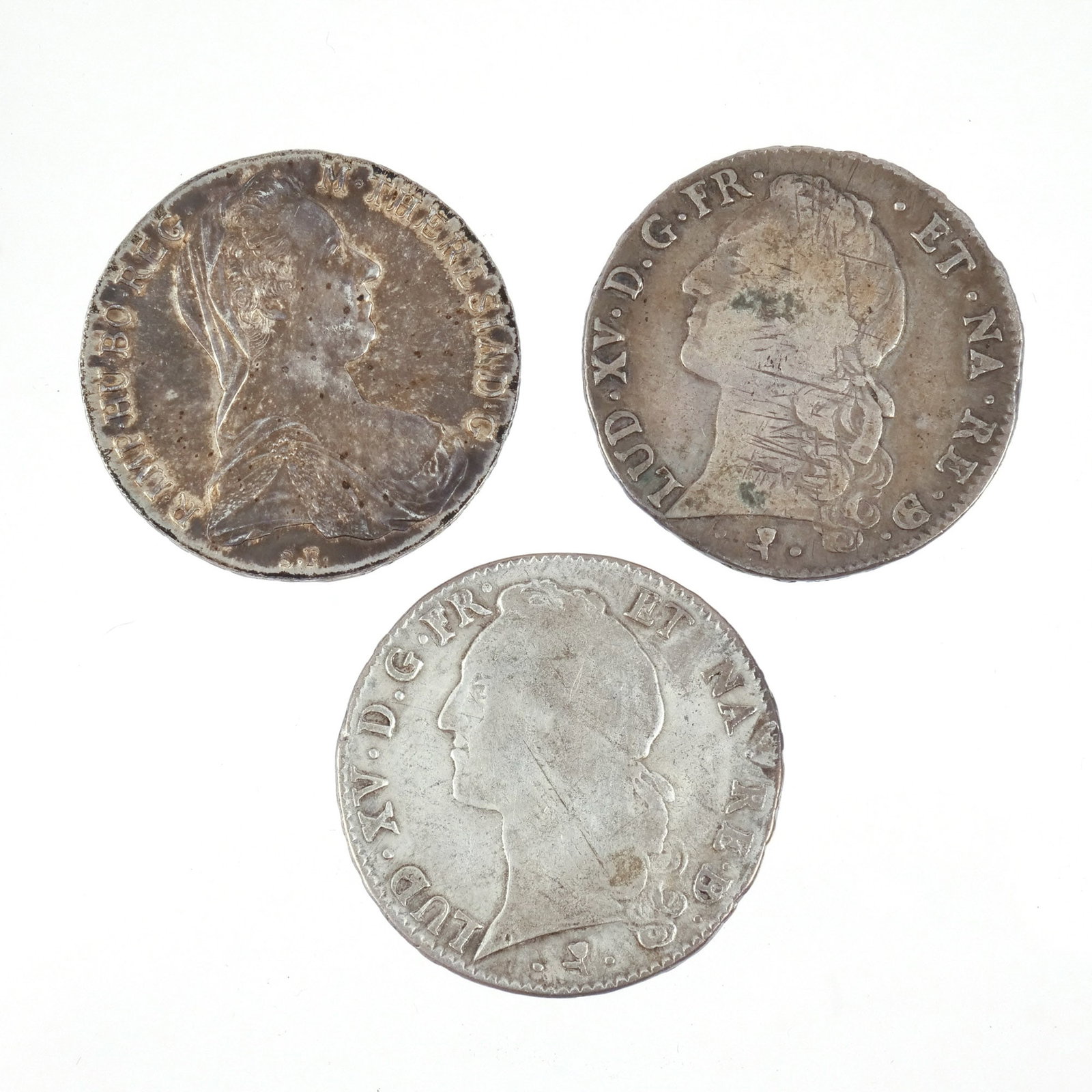 (3pc) EARLY EUROPEAN SILVER COINS (1 of 4)