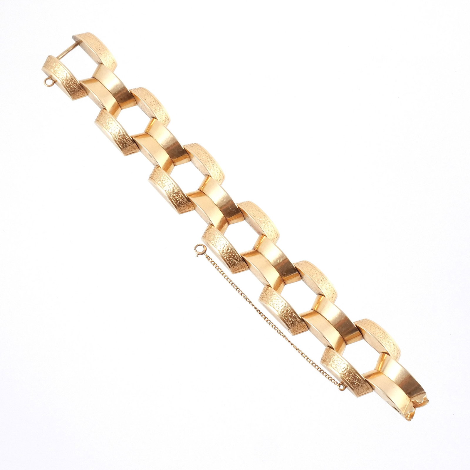 14K GOLD LINK BRACELET (1 of 8)