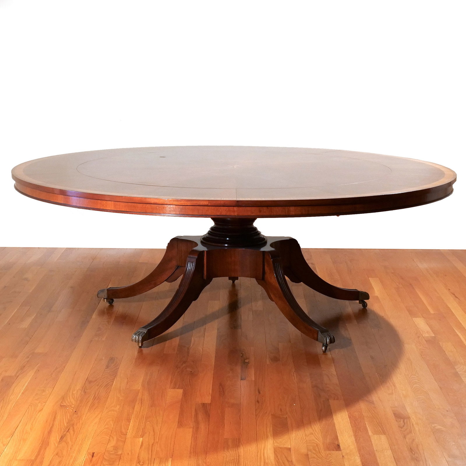 BESPOKE ARTHUR BRETT & SONS MAHOGANY DINING TABLE (1 of 14)