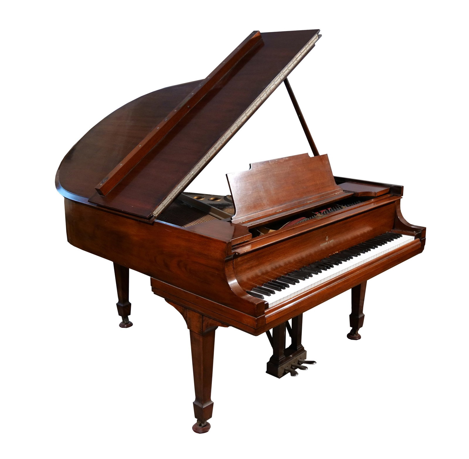 STEINWAY MODEL M GRAND PIANO: Circa 1924, serial number 226736, in a mahogany case Provenance: Descent through the consignor's family This item will need to be picked up in White Plains, NY. Please contact the gallery for