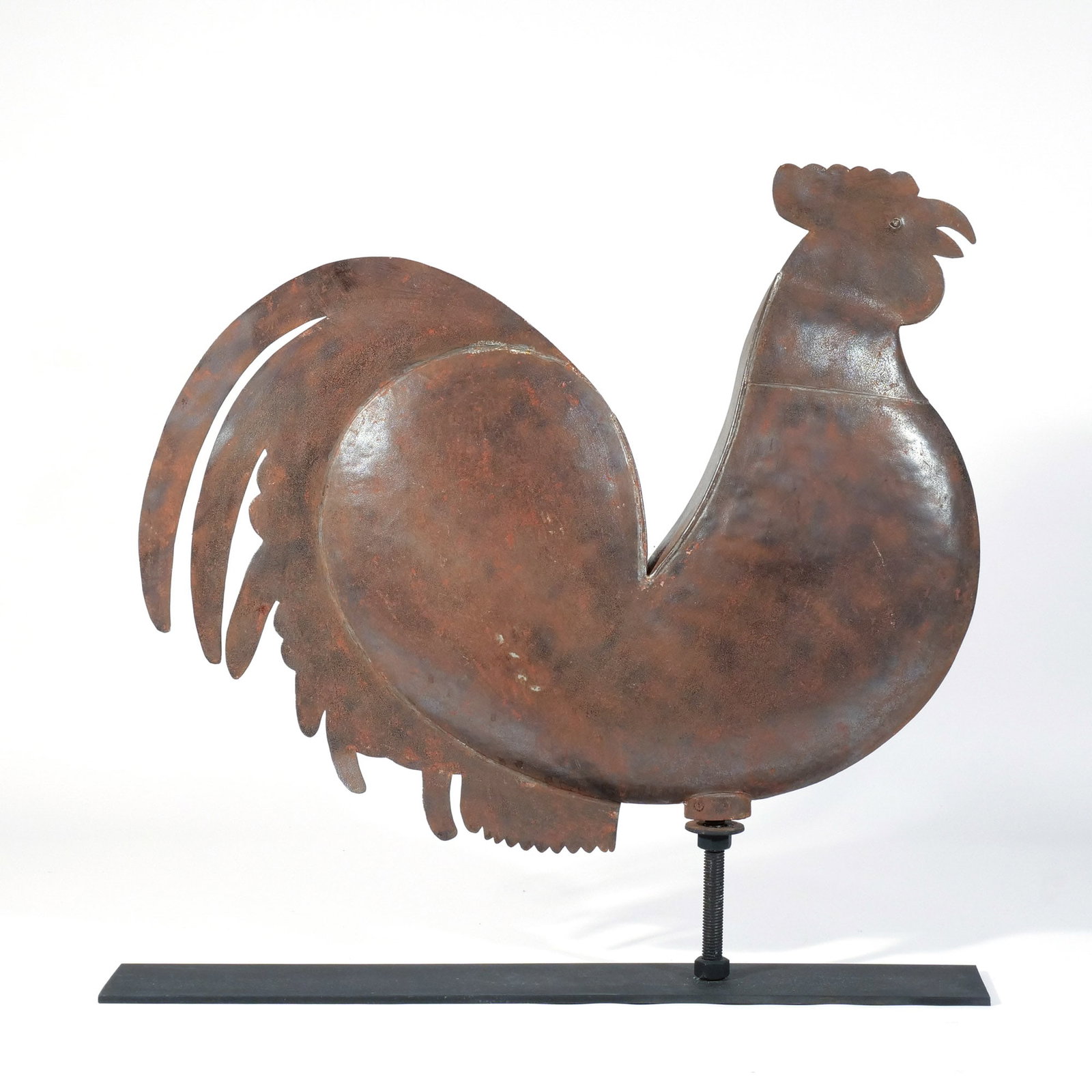 AMERICAN FULL-BODIED ROOSTER WEATHERVANE (1 of 10)