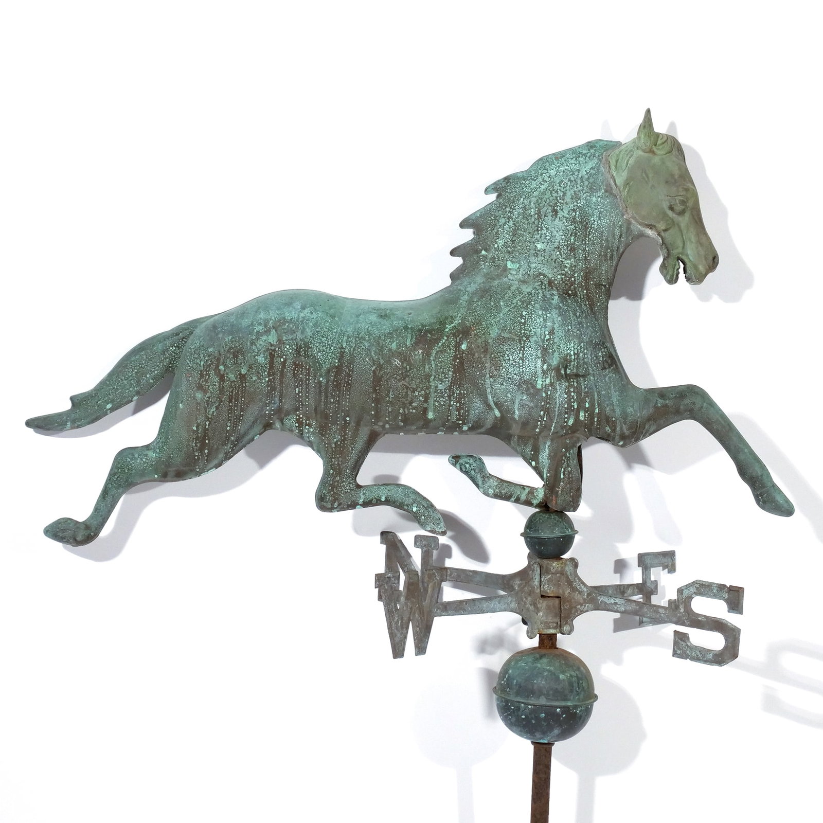 FULL-BODIED RUNNING HORSE WEATHERVANE (1 of 6)