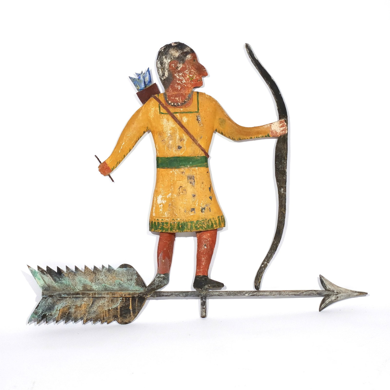 NATIVE AMERICAN FULL-BODIED WEATHERVANE (1 of 10)