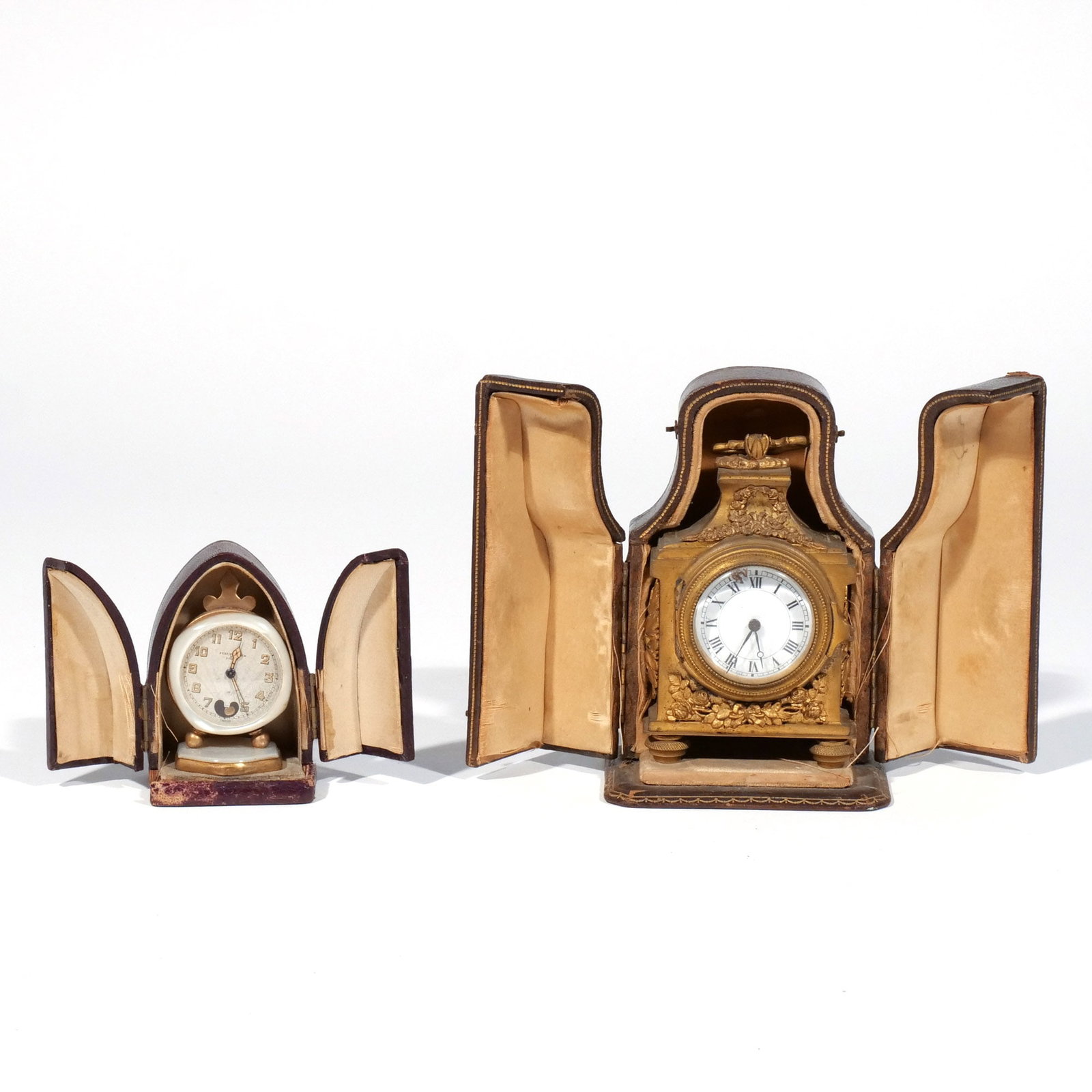 (2pc) DREYFOUS & OTHER FRENCH TRAVEL CLOCKS (1 of 17)