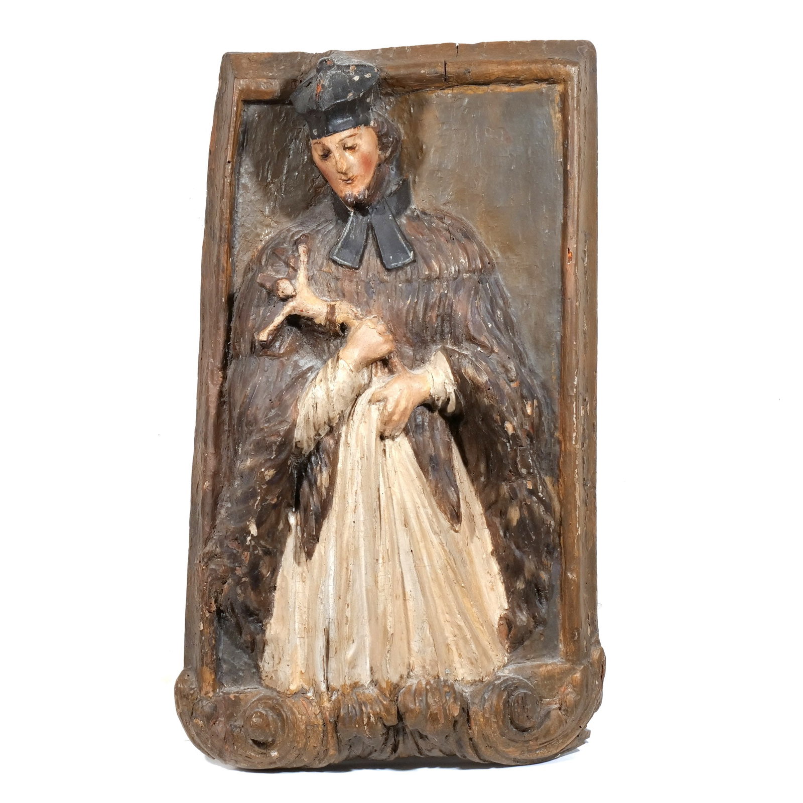 EARLY CONTINENTAL CARVED RELIEF PANEL (1 of 9)