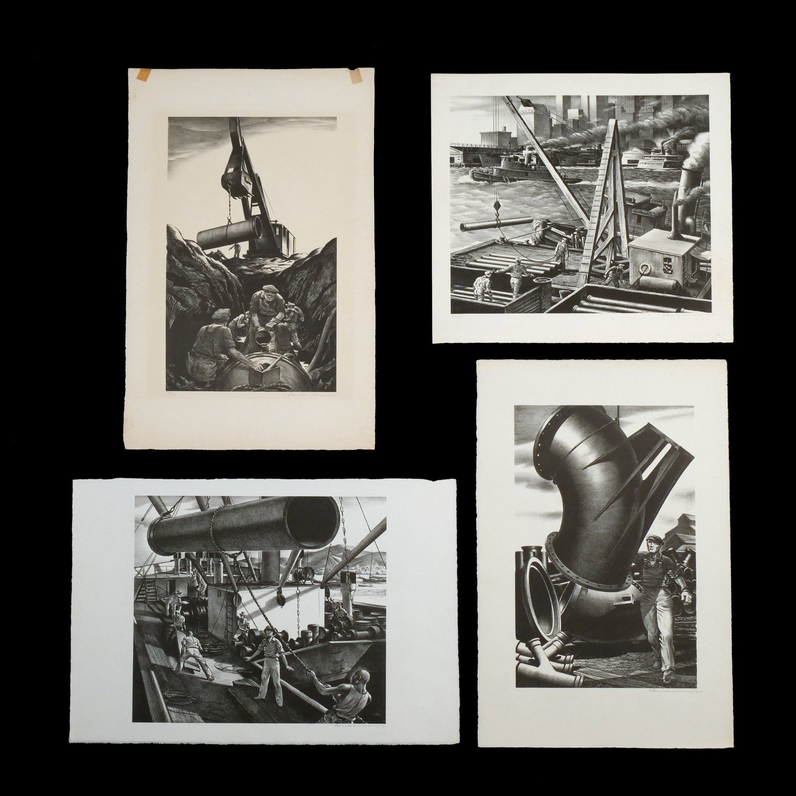 (4pc) EDWARD ARTHUR WILSON (1886-1970) (1 of 14)