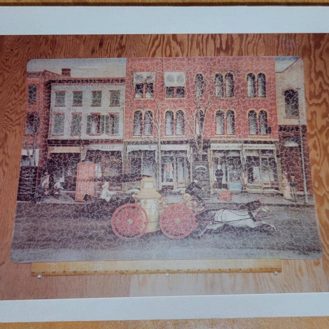 PAR WOOD PUZZLE: 'THE FIRE ENGINE' (E. OPPER) - 9
