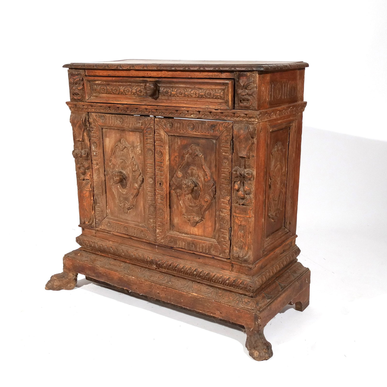 ITALIAN BAROQUE CARVED CABINET (1 of 16)