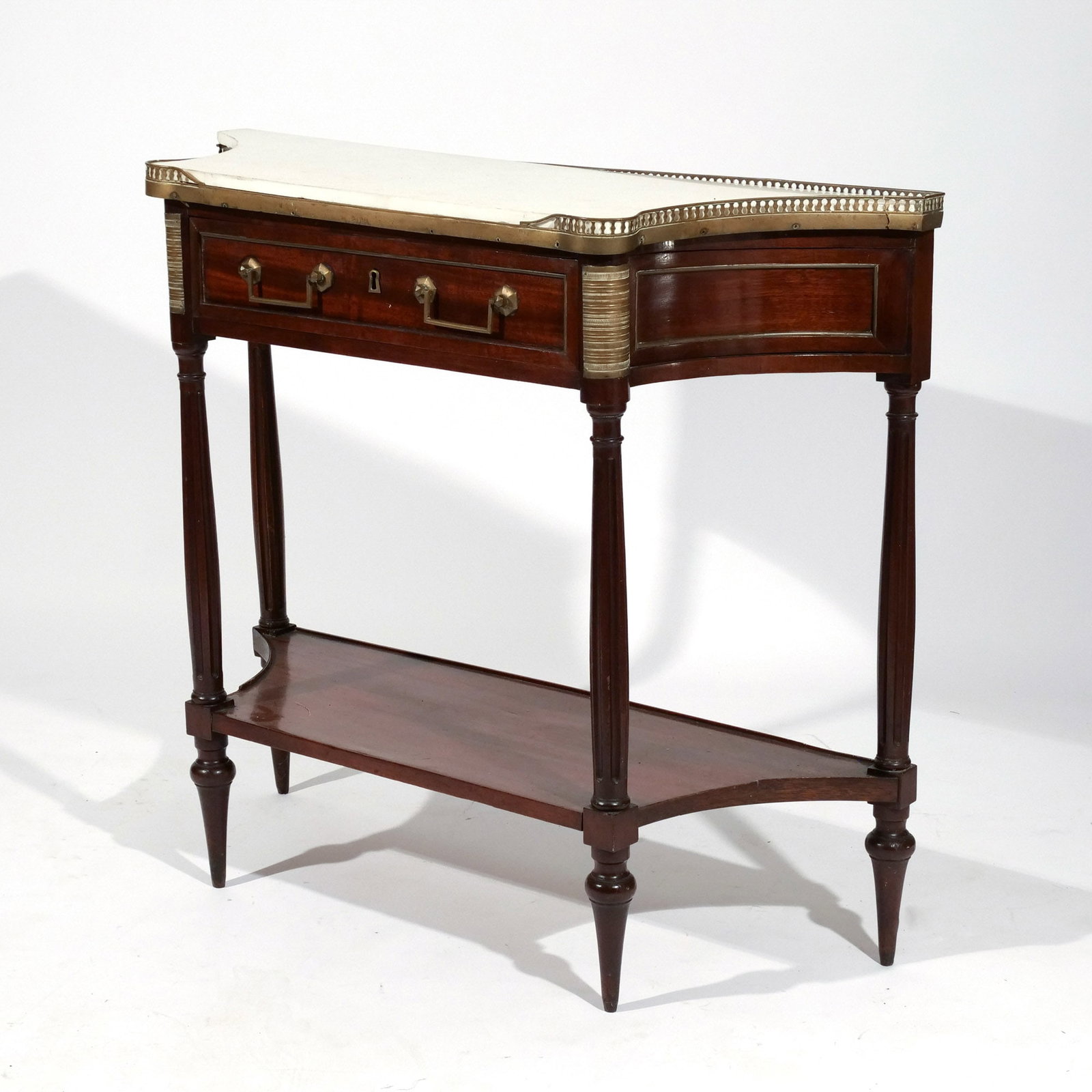 LOUIS XVI MAHOGANY CONSOLE TABLE (1 of 10)