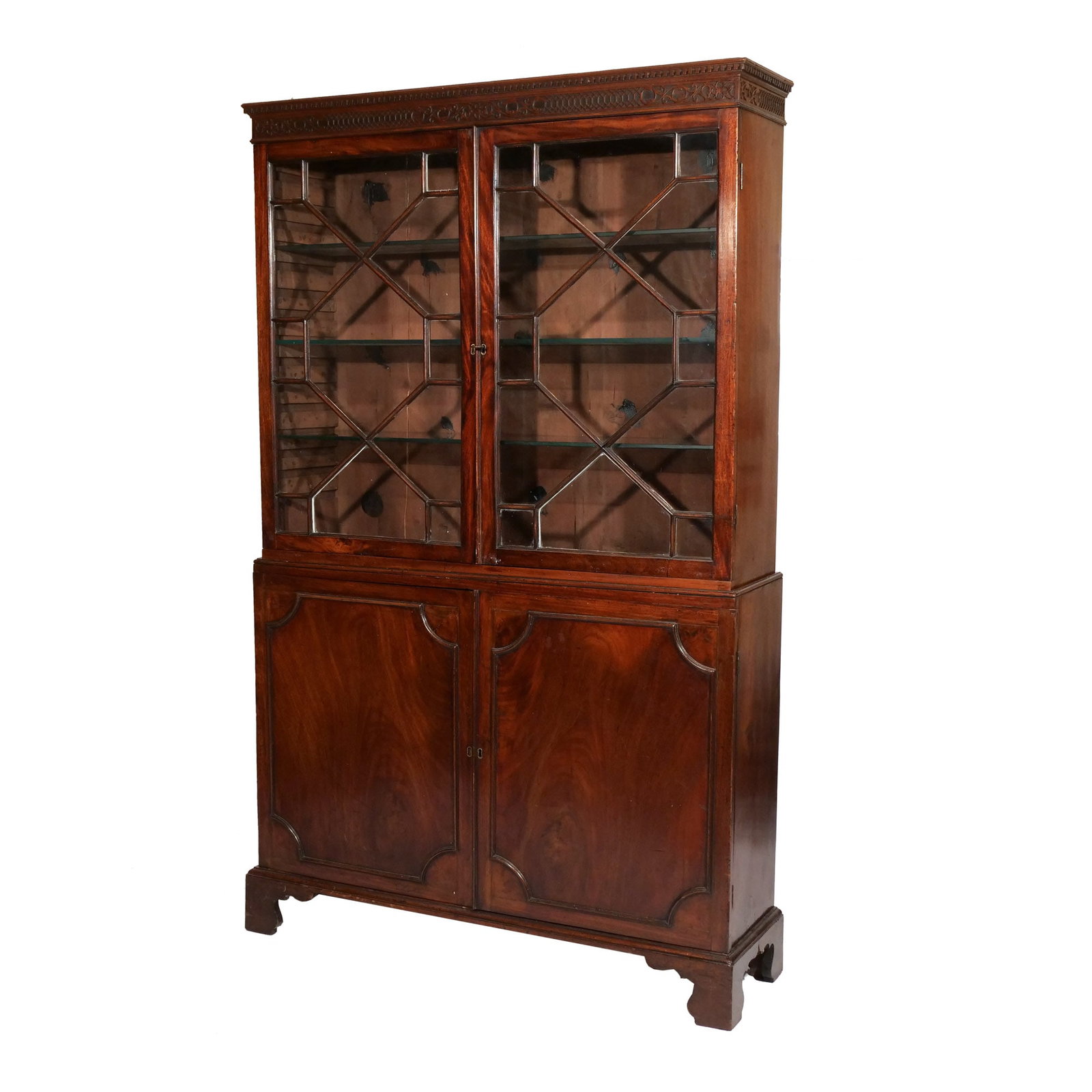 SHERATON MAHOGANY BOOKCASE CABINET of SMALL SIZE (1 of 15)