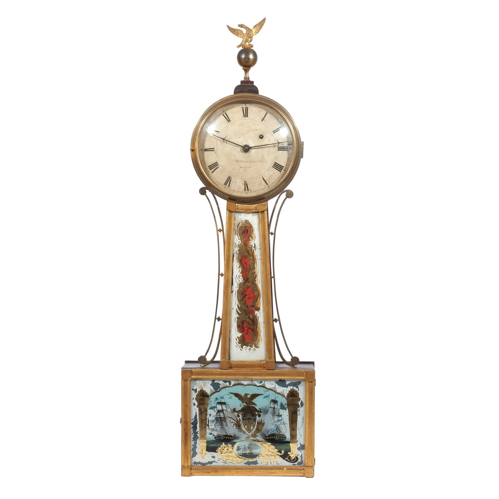 WILLIAM GRANT & CO., BOSTON, BANJO CLOCK (1 of 14)