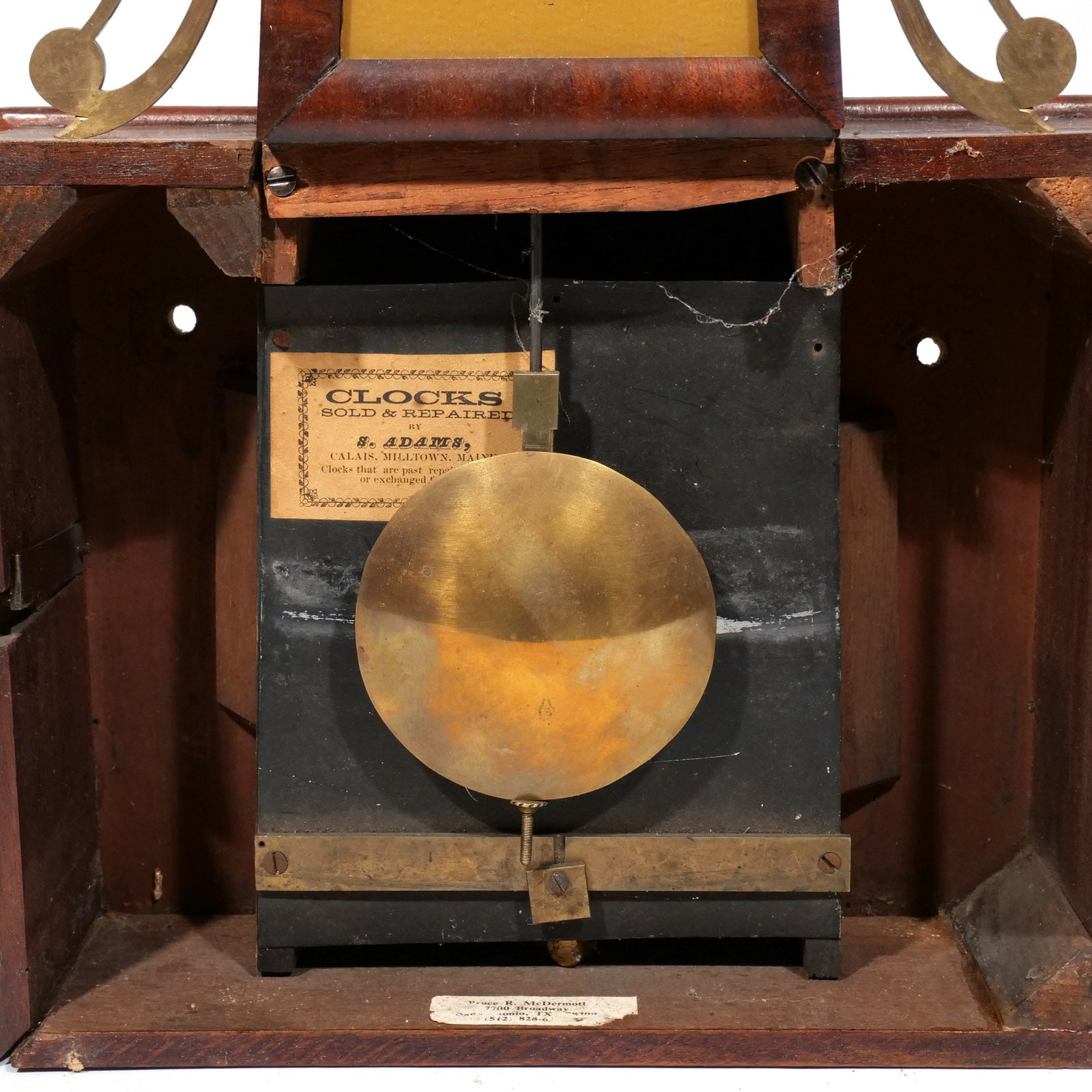 ELNATHAN TABER BANJO CLOCK - 8