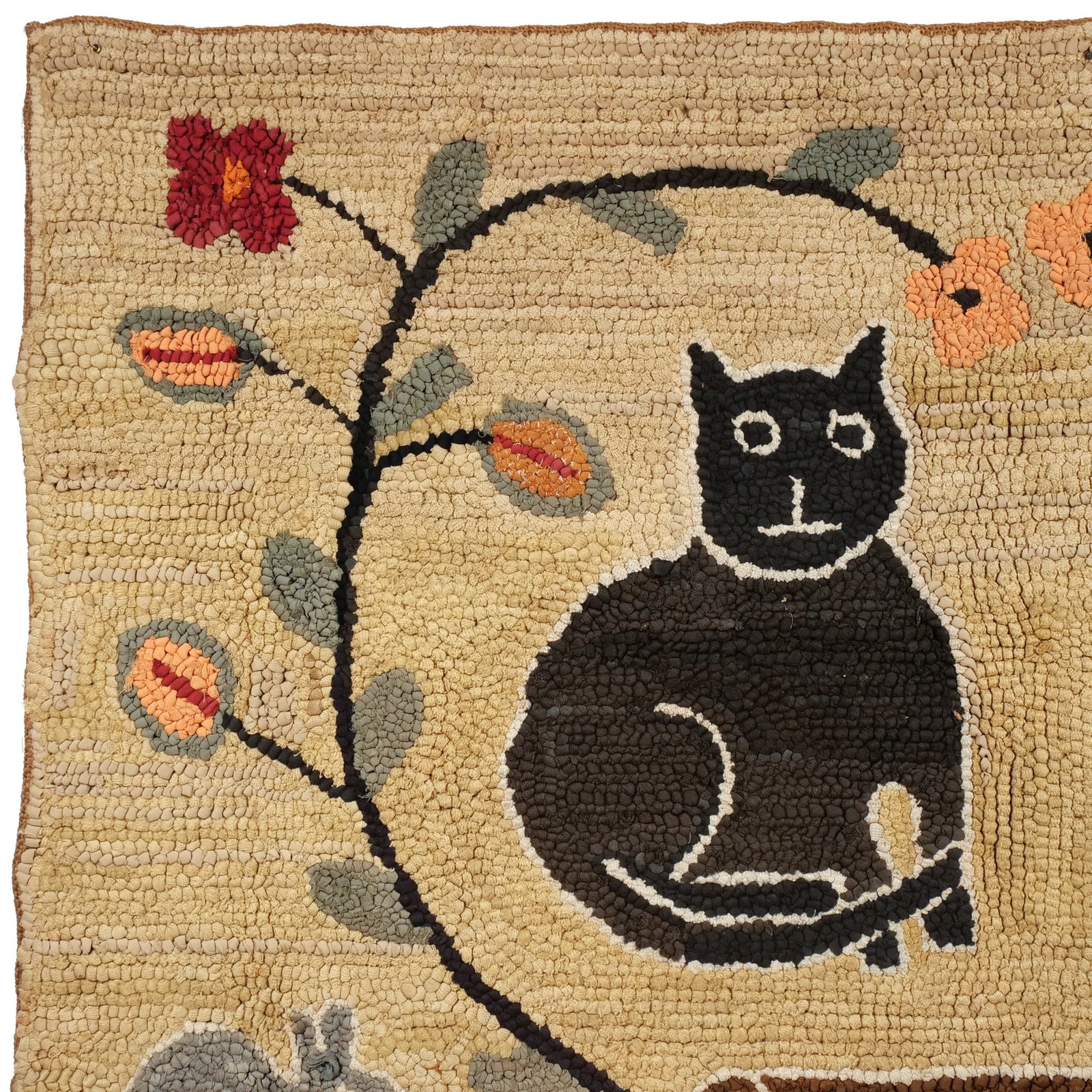 MENNONITE HOOKED RUG - 2