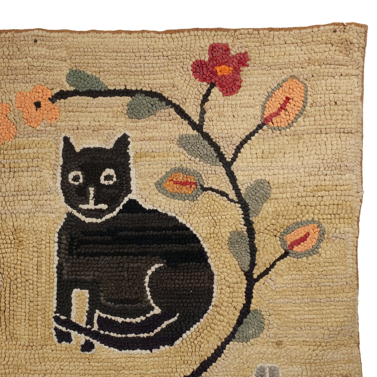 MENNONITE HOOKED RUG - 3