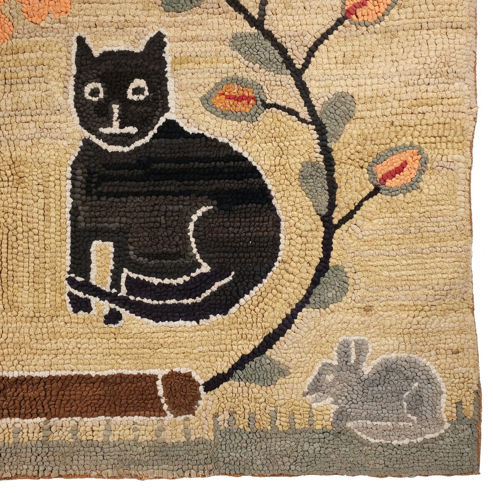 MENNONITE HOOKED RUG - 4