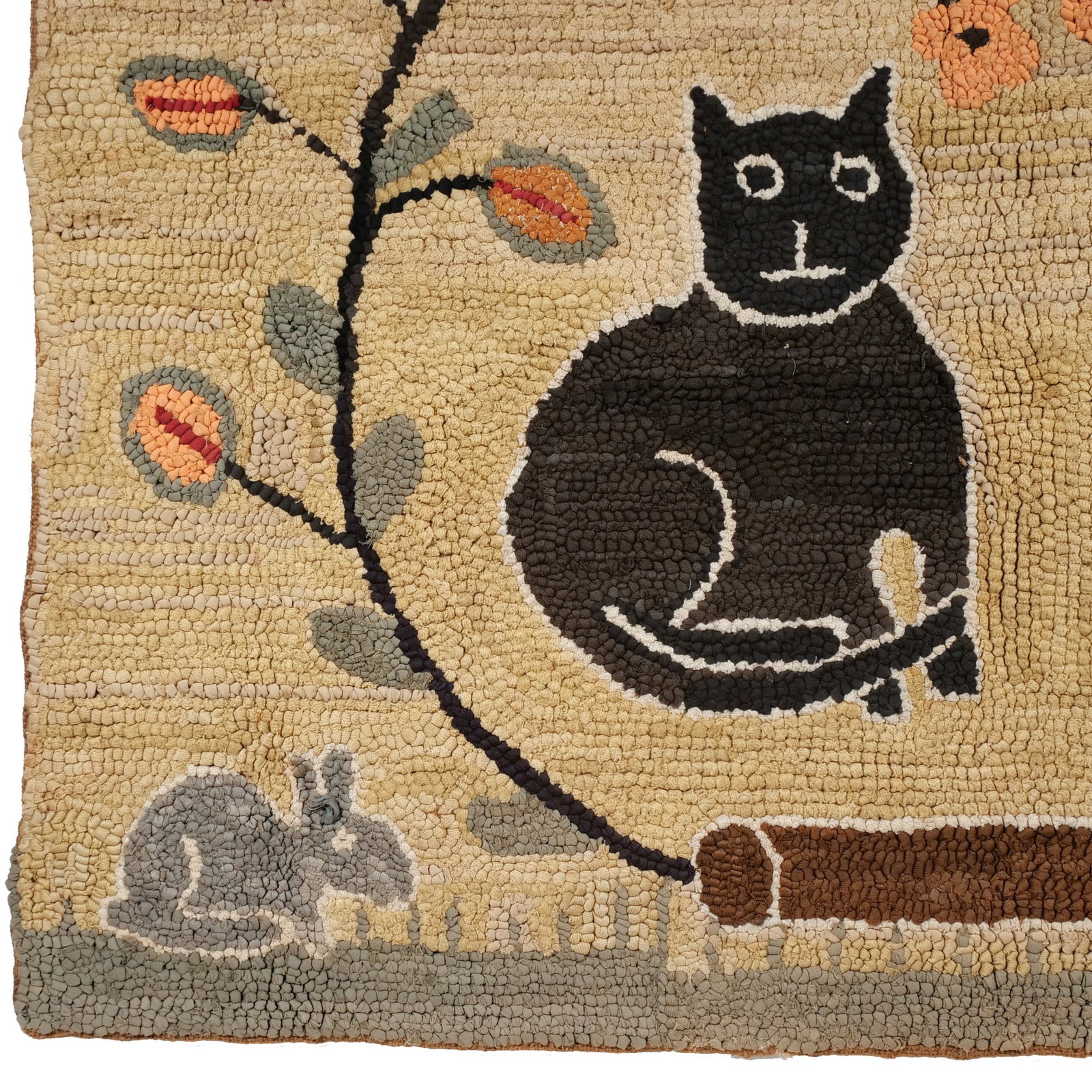 MENNONITE HOOKED RUG - 5