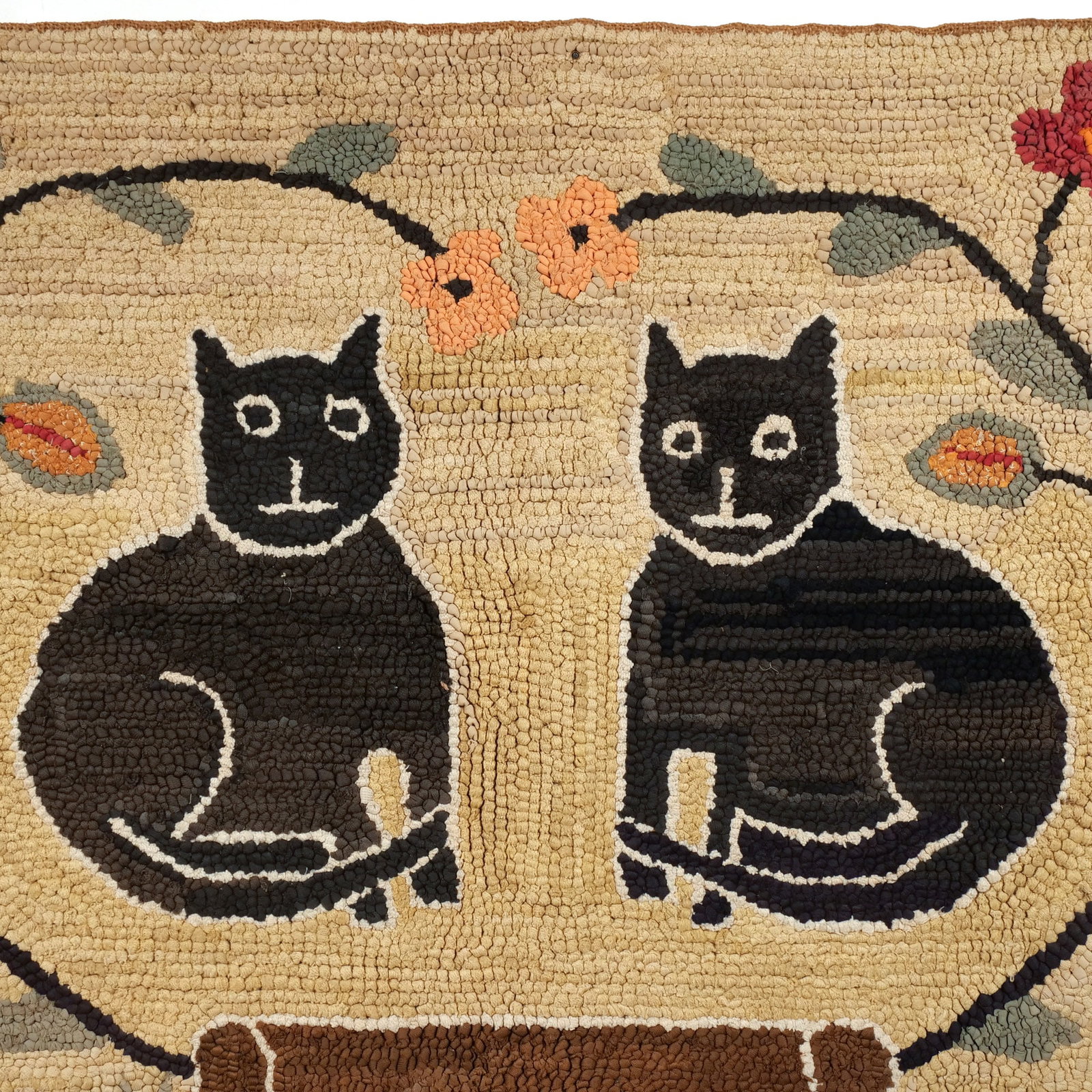 MENNONITE HOOKED RUG - 6