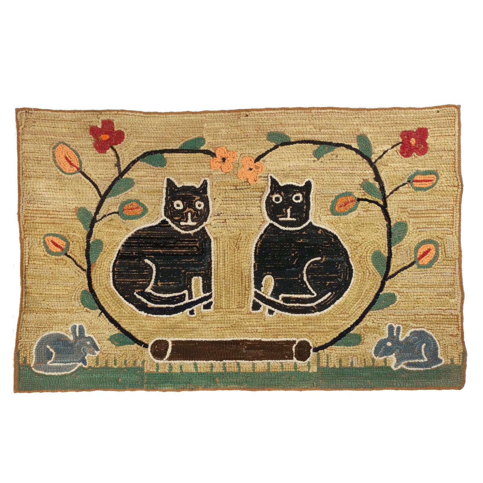 MENNONITE HOOKED RUG - 7