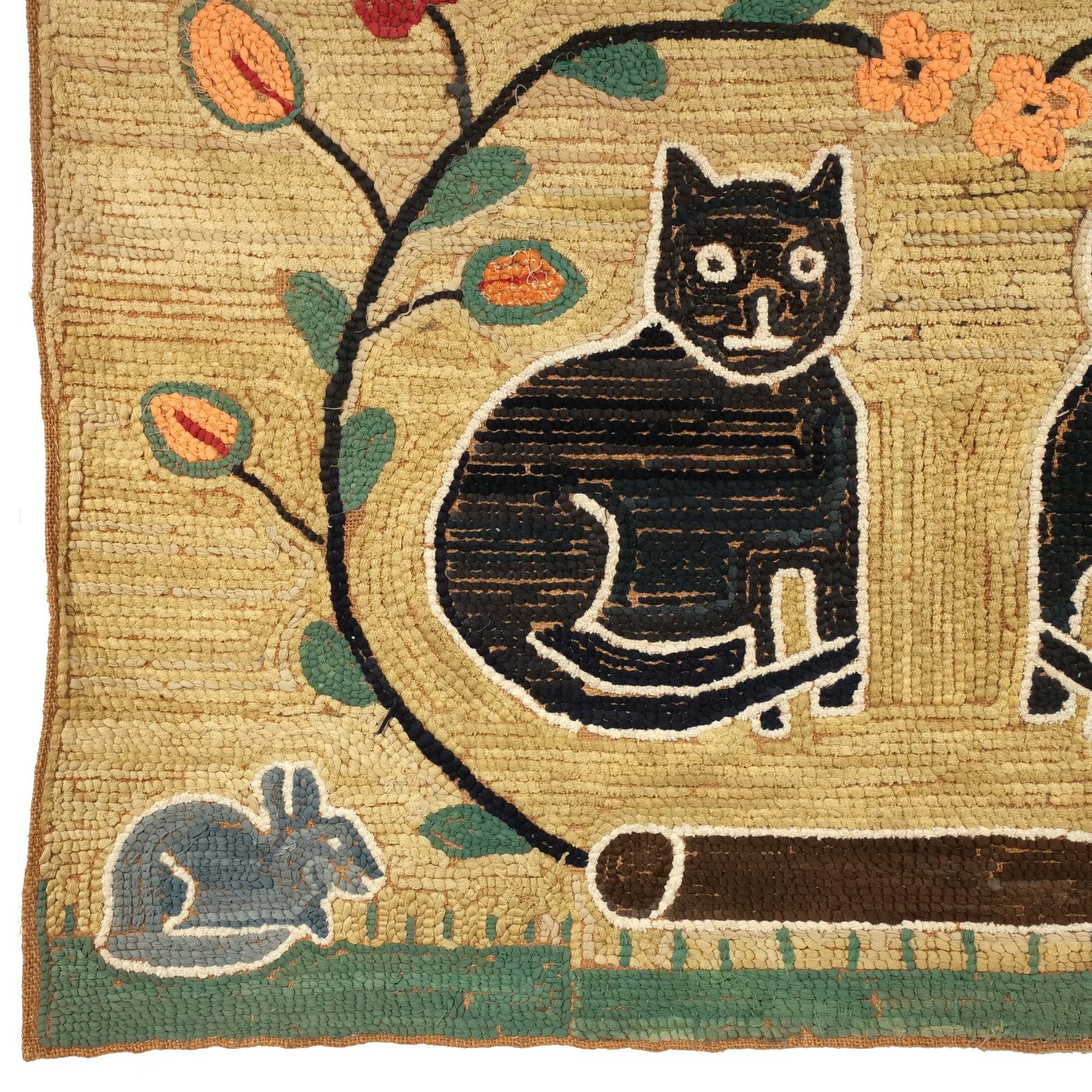 MENNONITE HOOKED RUG - 8