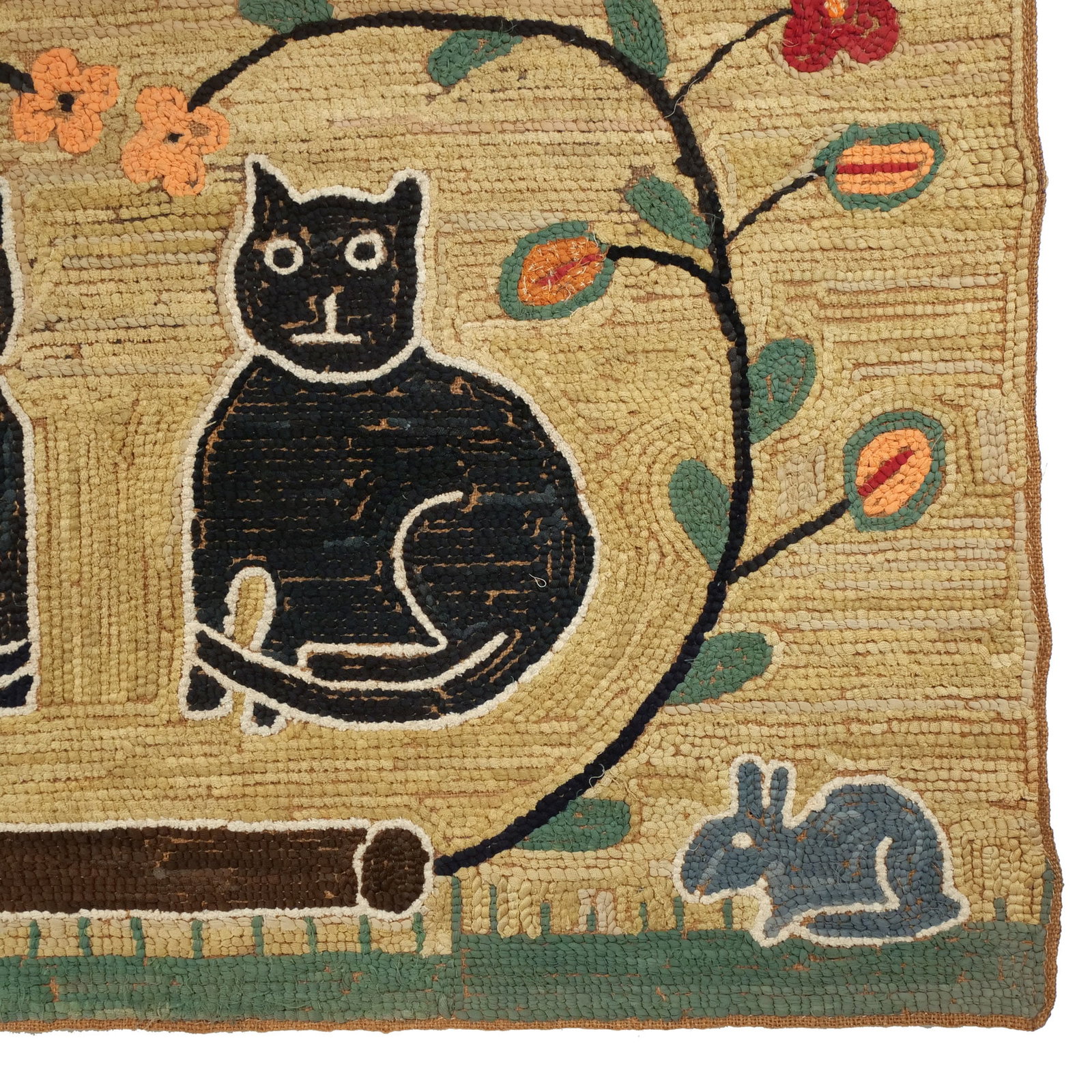 MENNONITE HOOKED RUG - 9