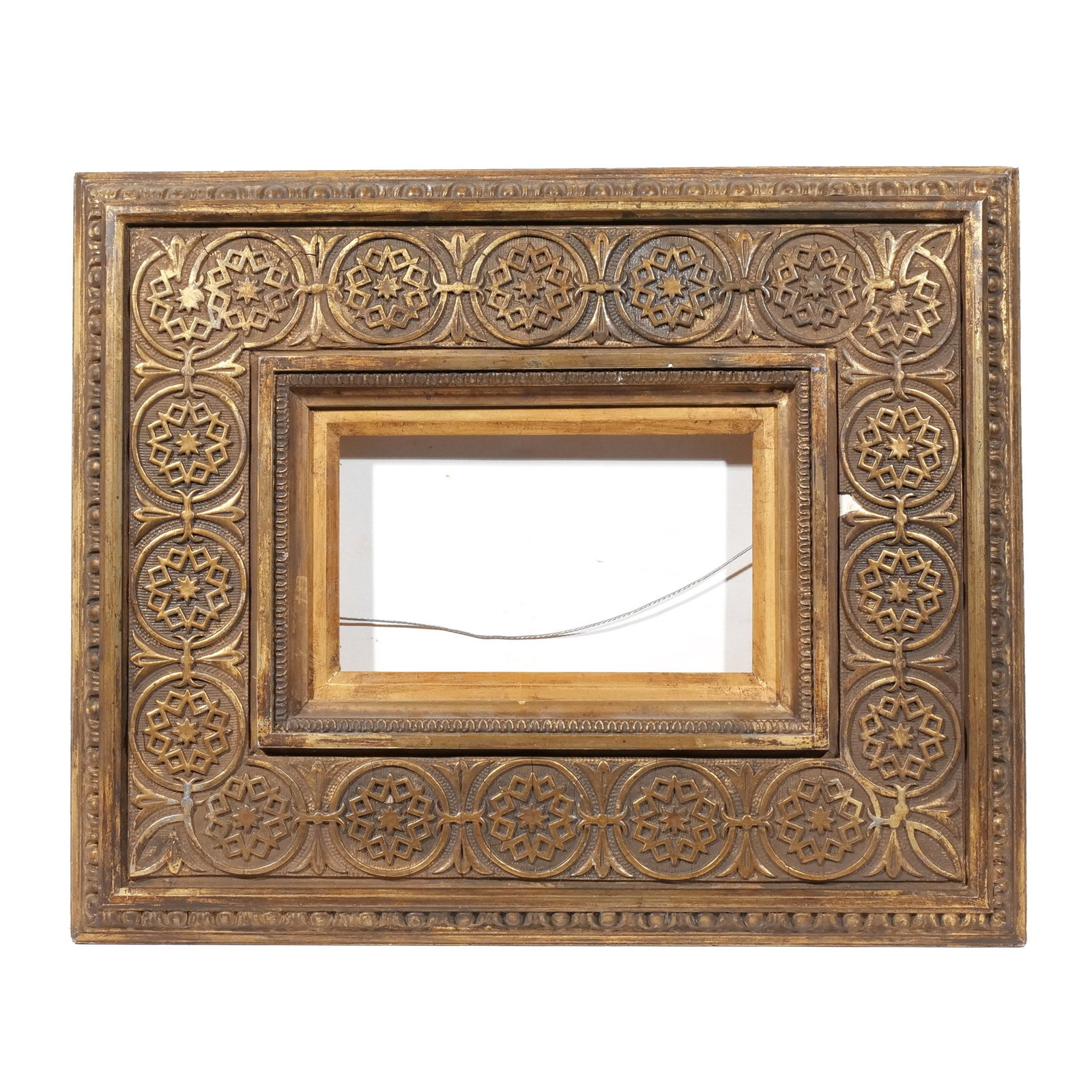 (2pc) FINE ANTIQUE GILT FRAMES - 6