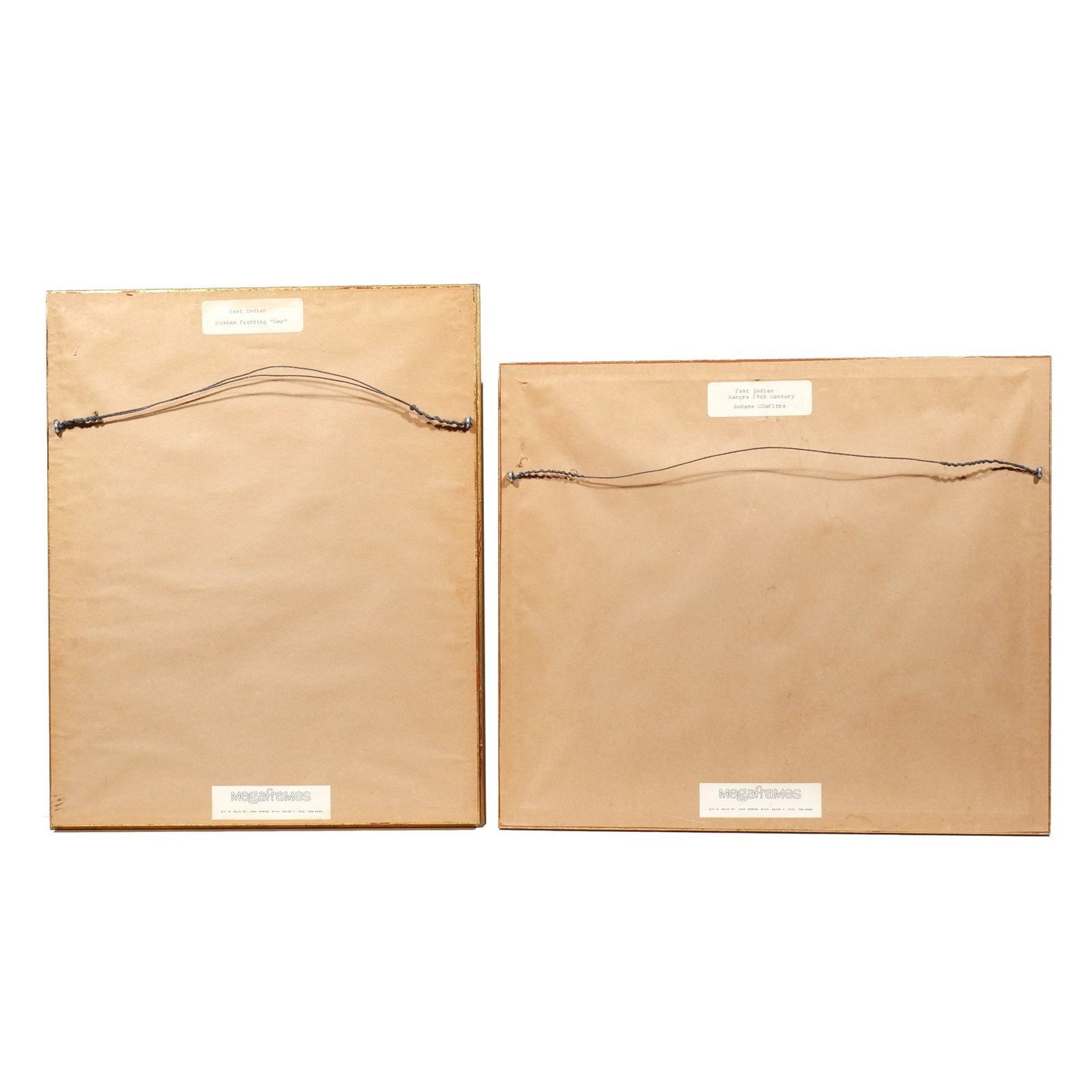 (2pc) INDIAN MANUSCRIPT ILLUSTRATIONS - 12