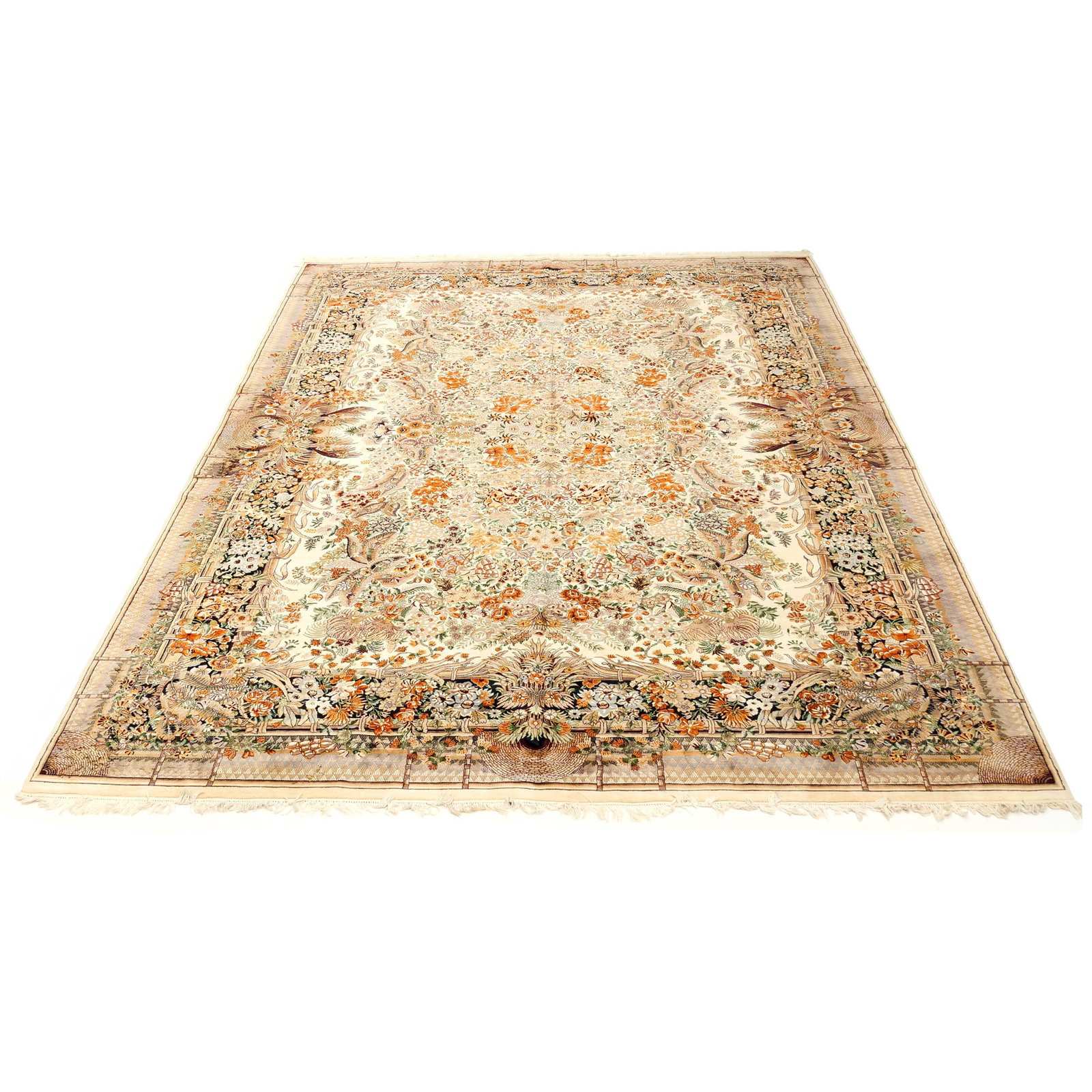 PAK-PERSIAN CARPET: Modern, hand-knotted h. 17 ft. w. 11 ft. 11 in. Provenance: Private collection, Mount Kisco, NY