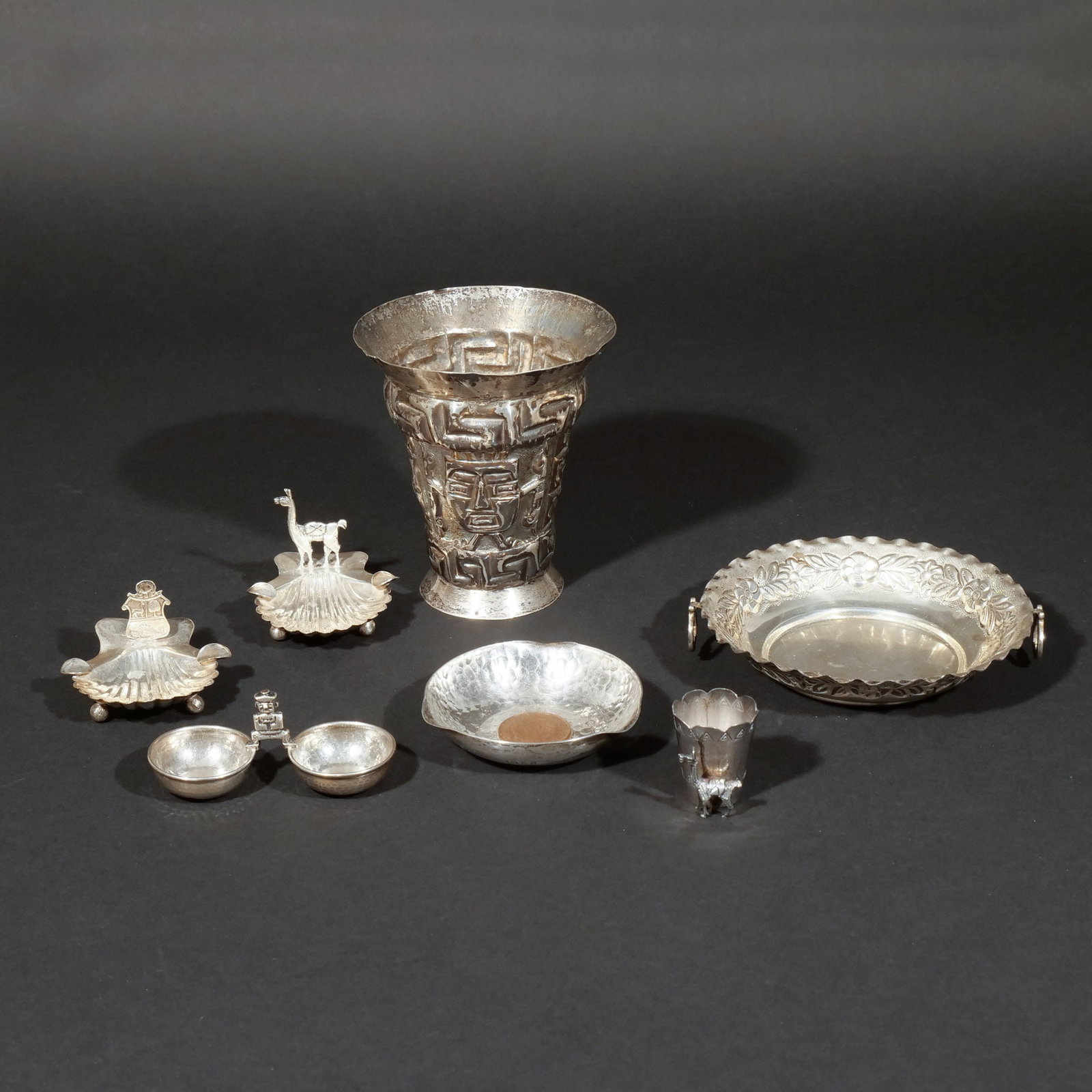 (7pc) MISC. SOUTH AMERICAN SILVER (1 of 12)