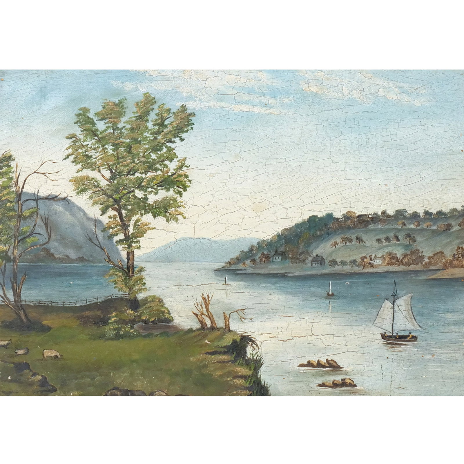 PRIMITIVE HUDSON RIVER LANDSCAPE - 2