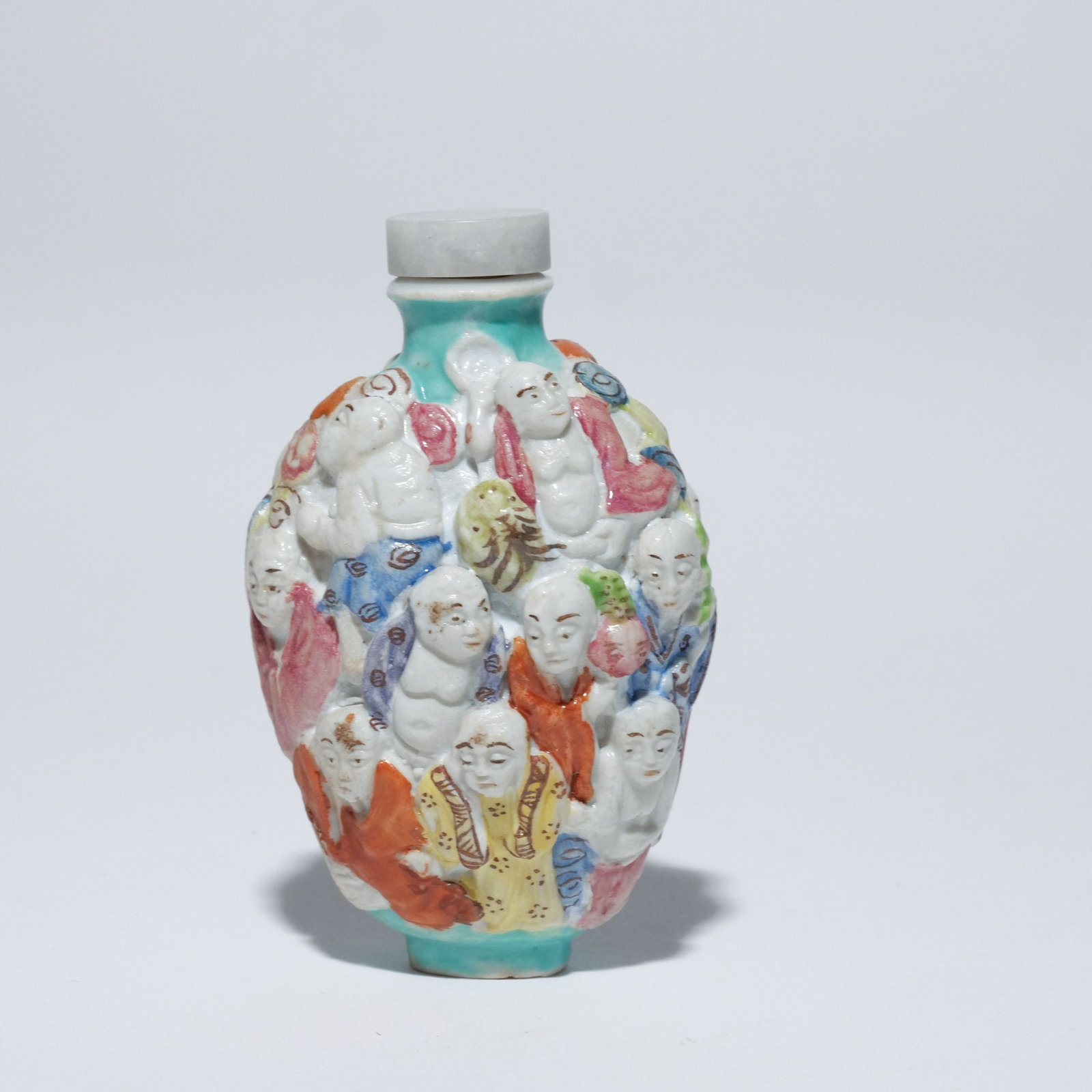 (4pc) CHINESE SNUFF BOTTLES - 8